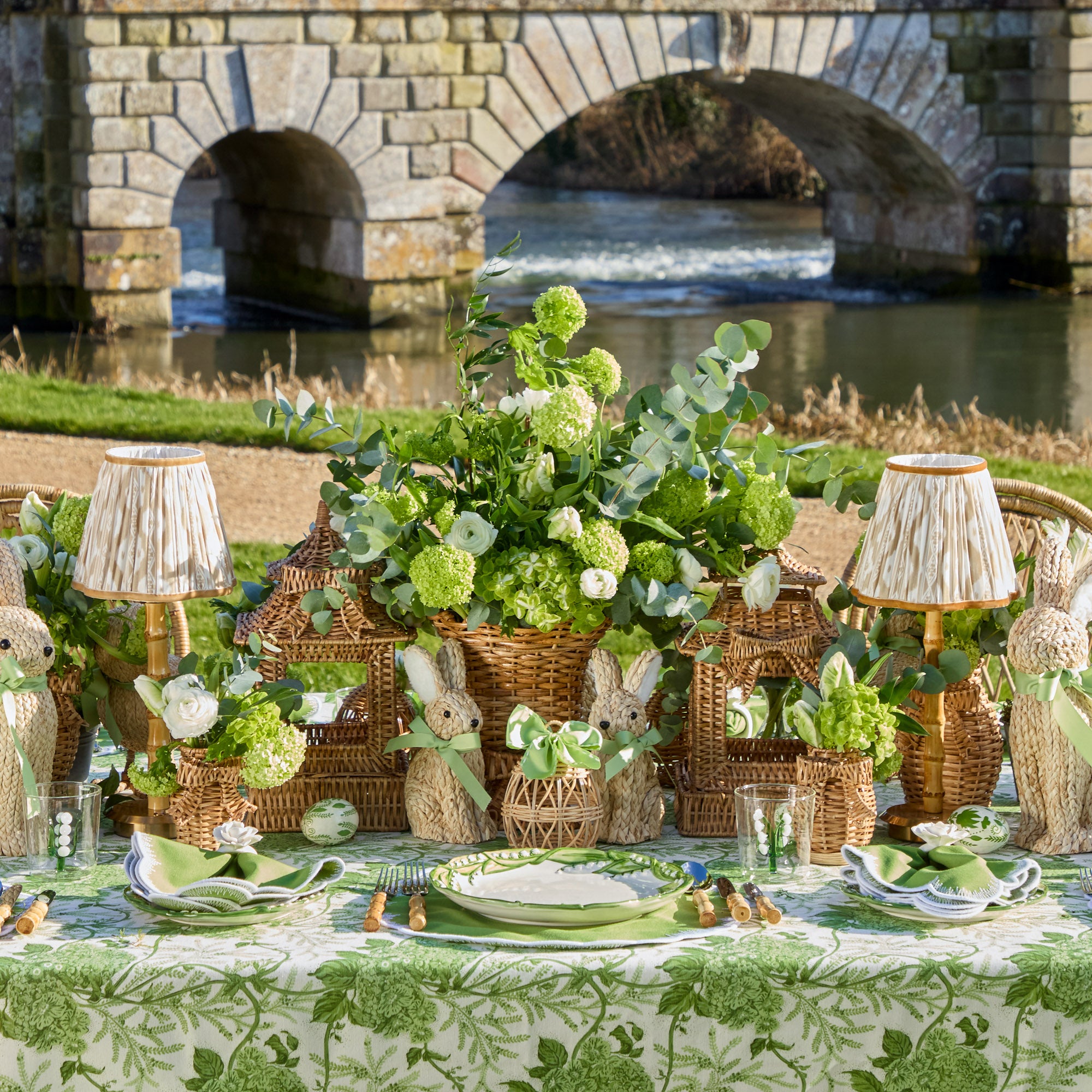 Lily of the Valley Glass Jug