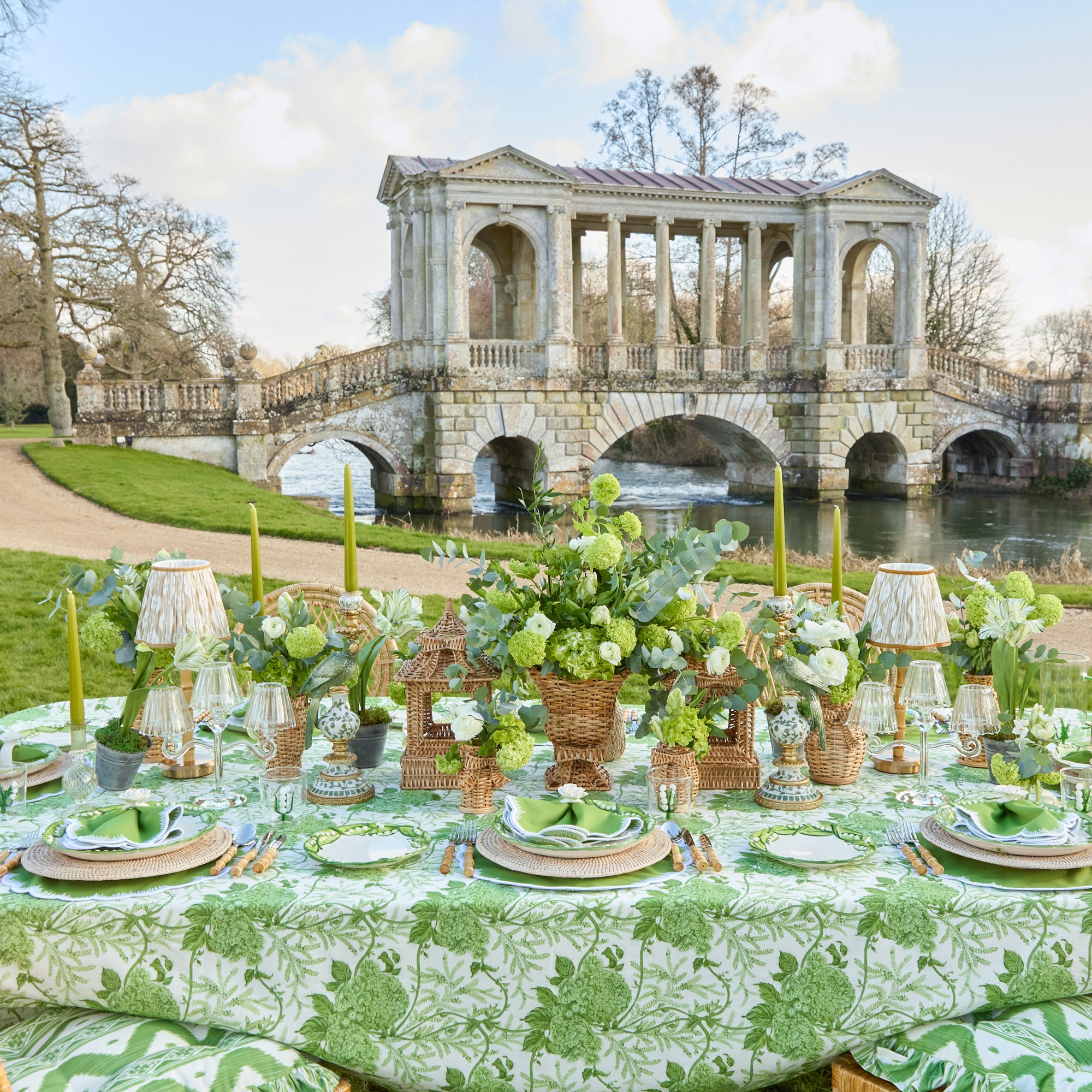 Glass Lantern Tealight Candleabra