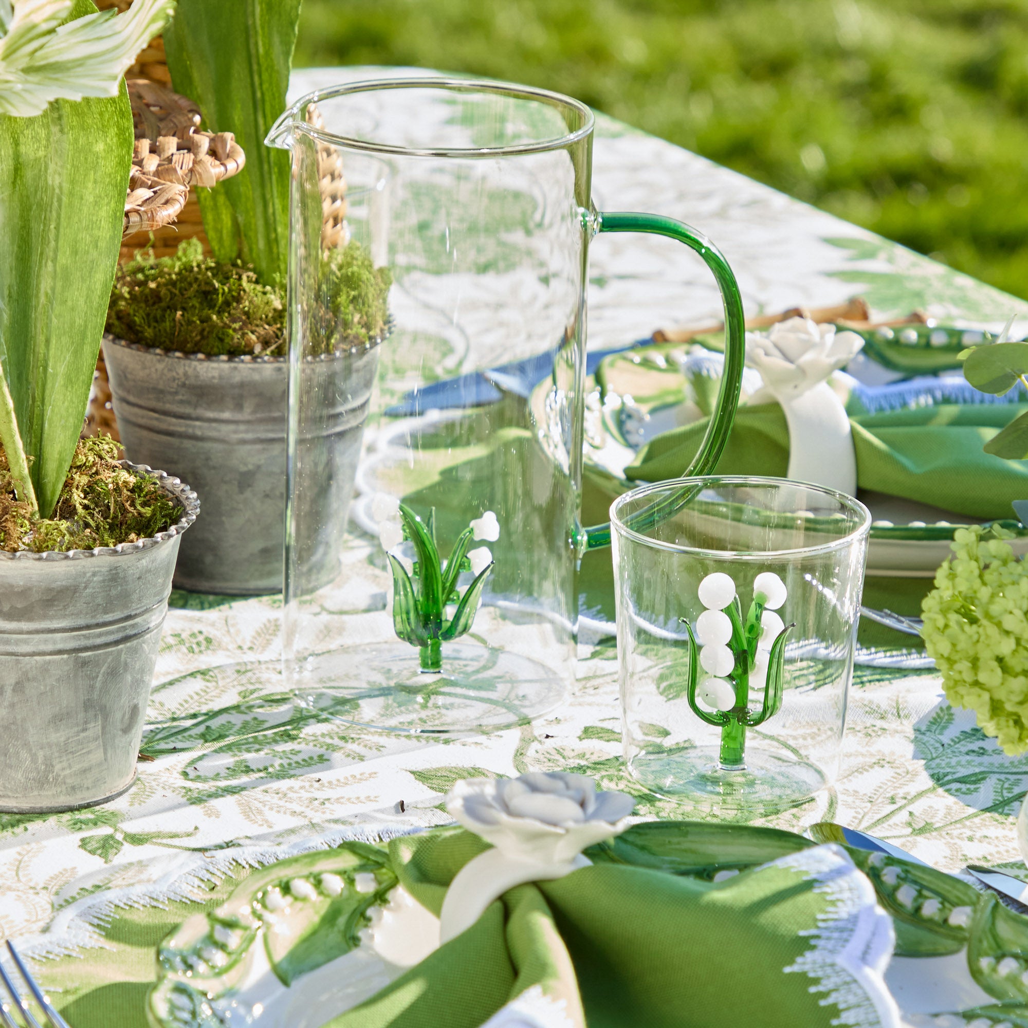 Lily of the Valley Glasses (Set of 4)