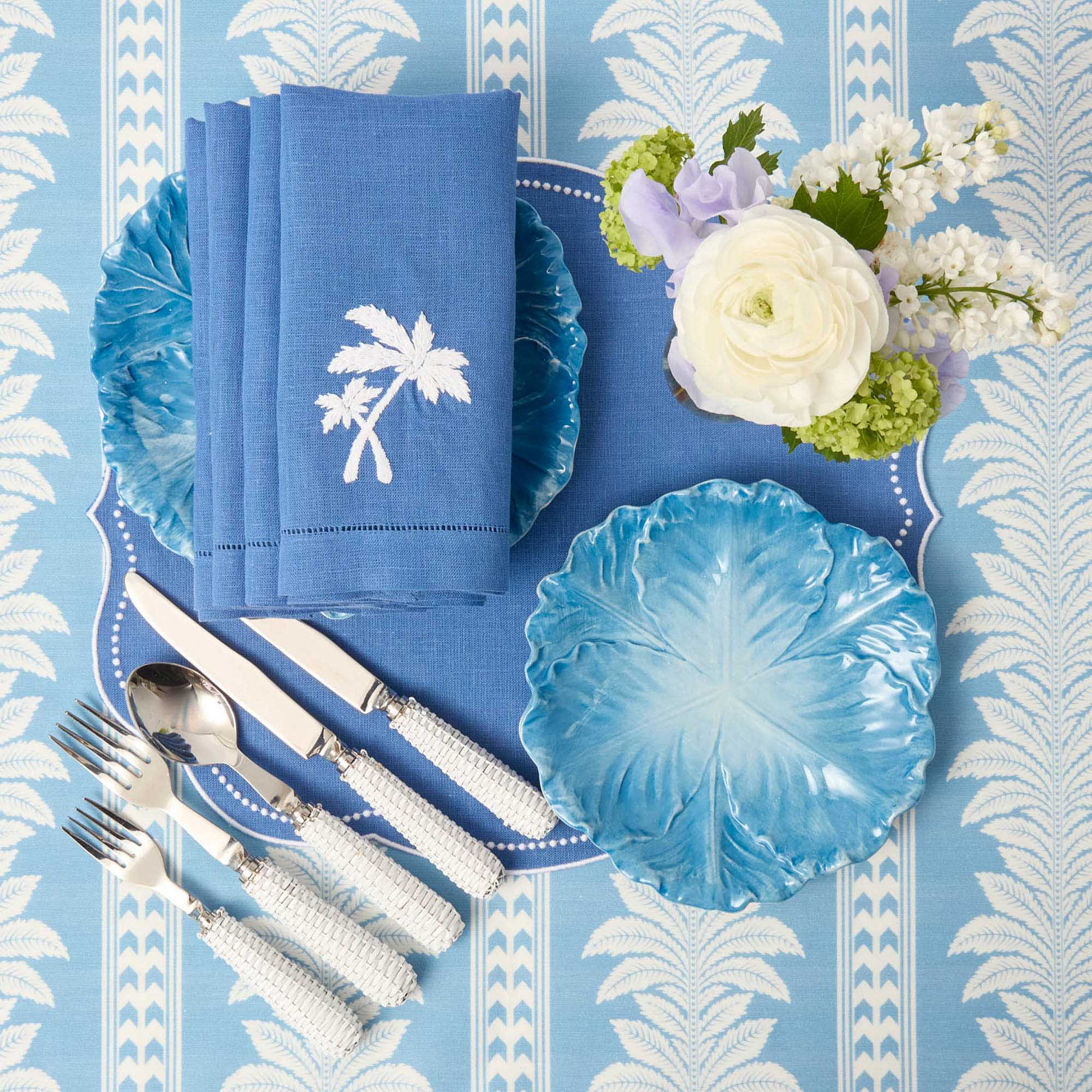 Serena Cabbage Starter Plate (Set of 4)