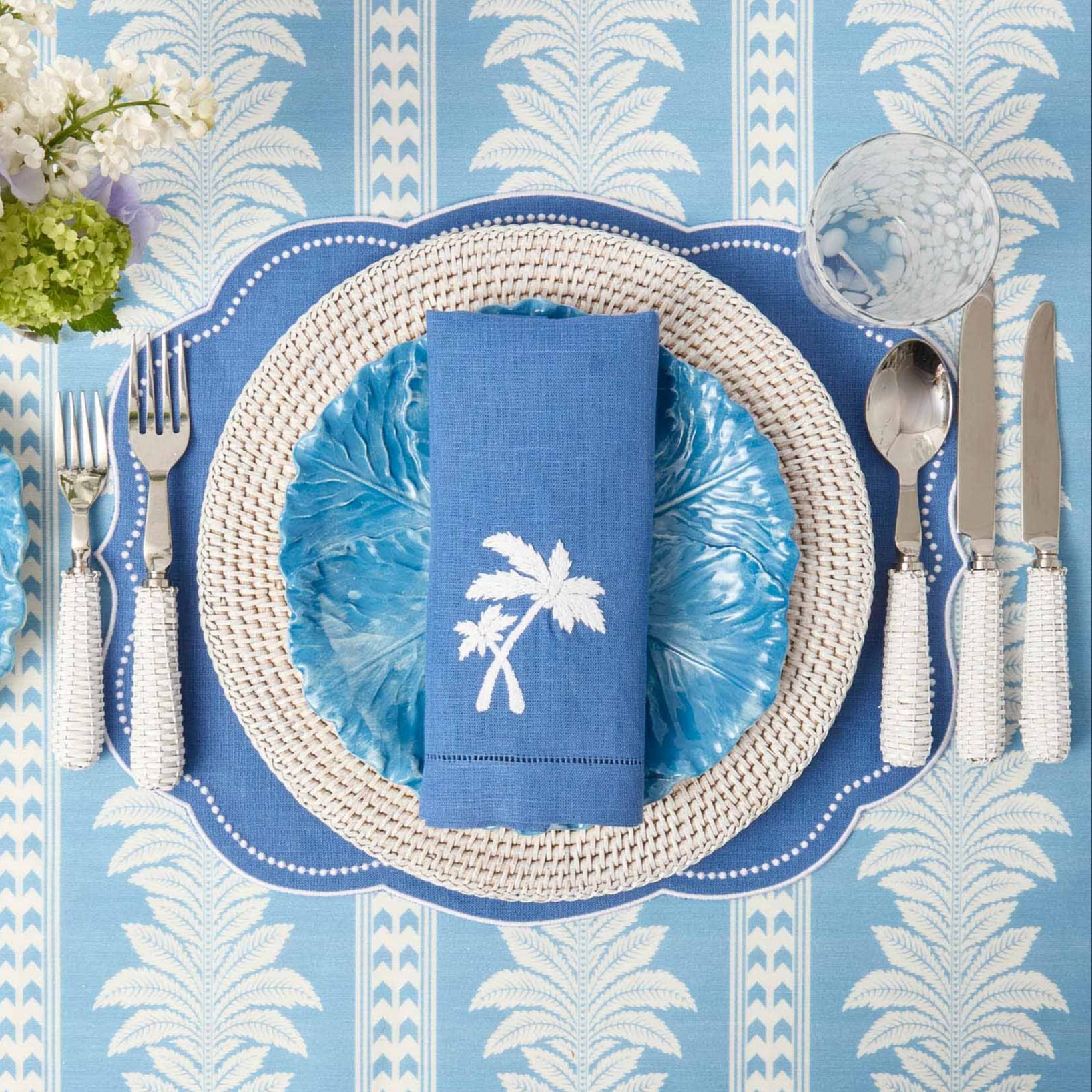 Serena Cabbage Starter Plate (Set of 4)