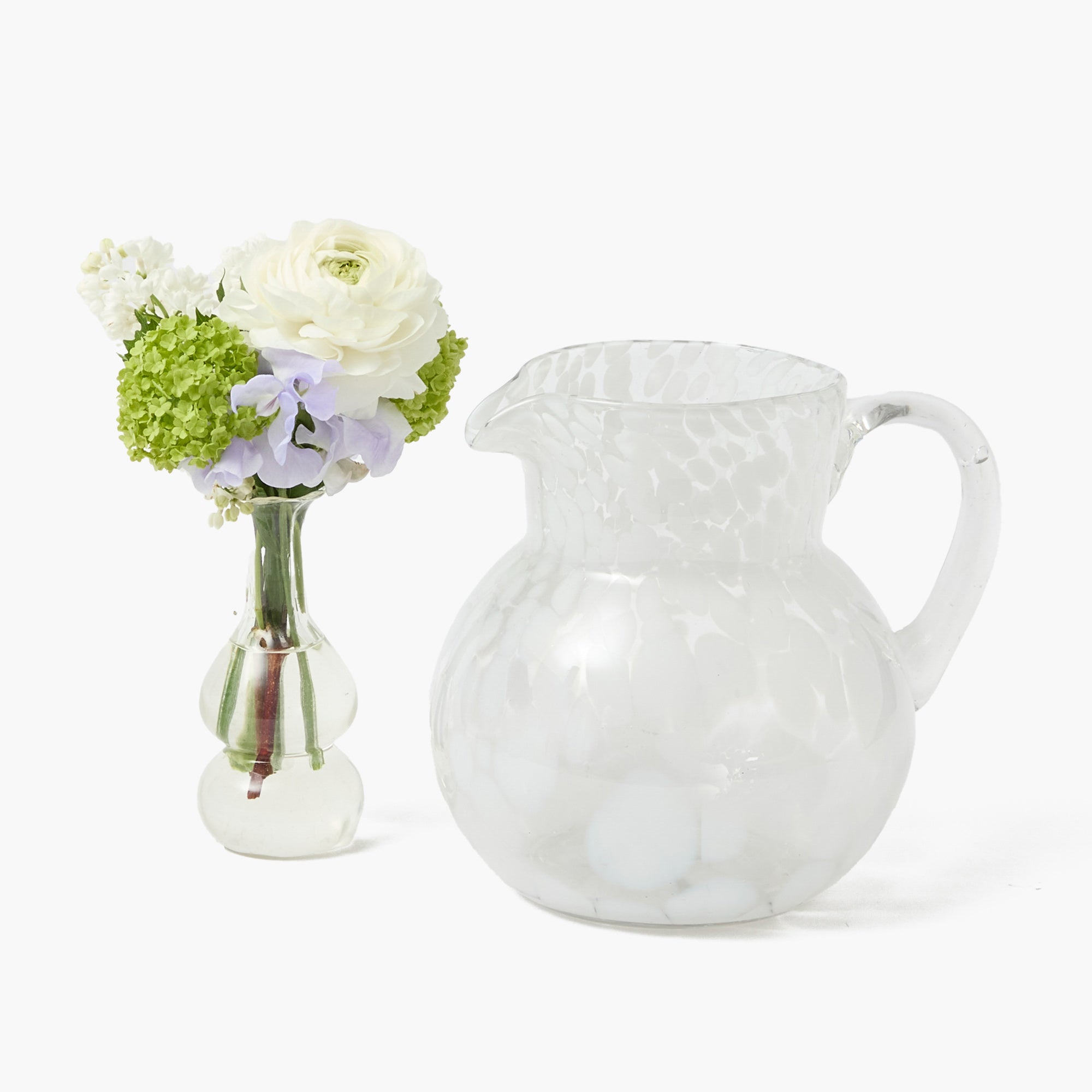 Dappled White Water Jug