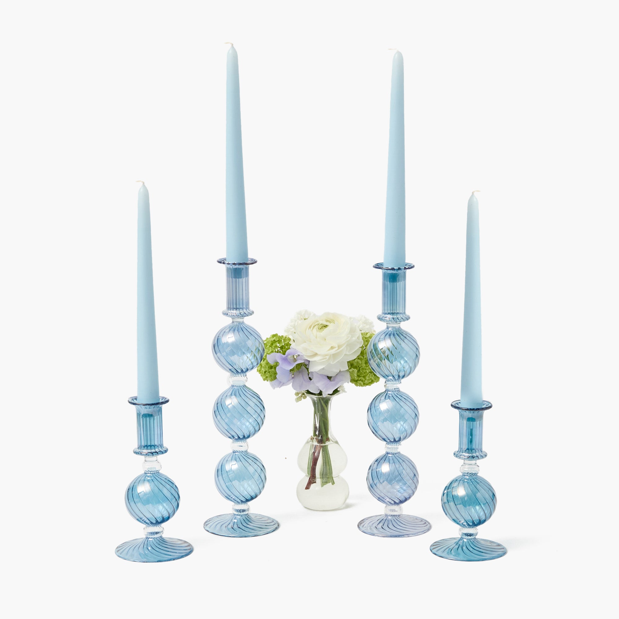 Camille Azure Candle Set (Blue)