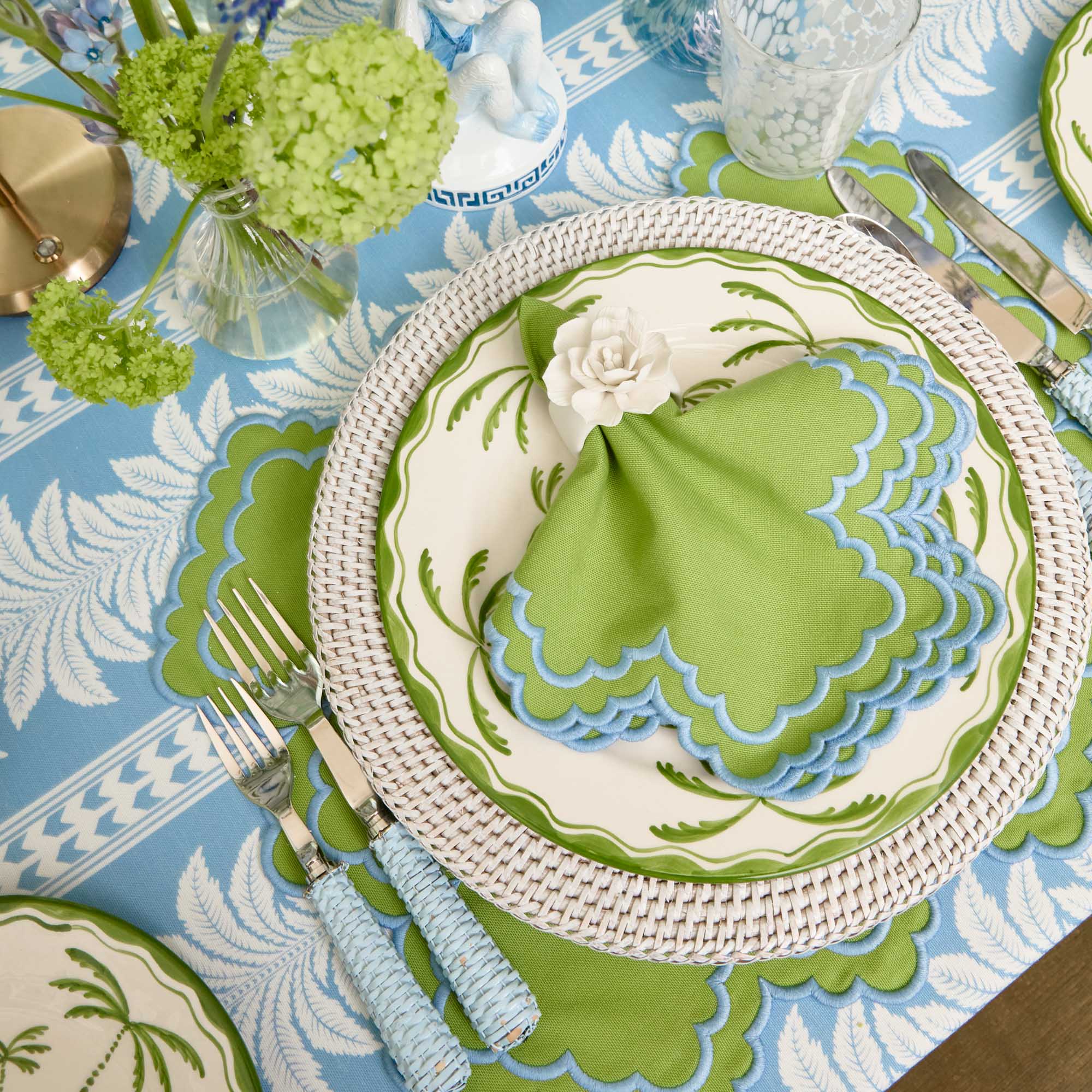 Blue Rattan Cutlery (5 Piece)