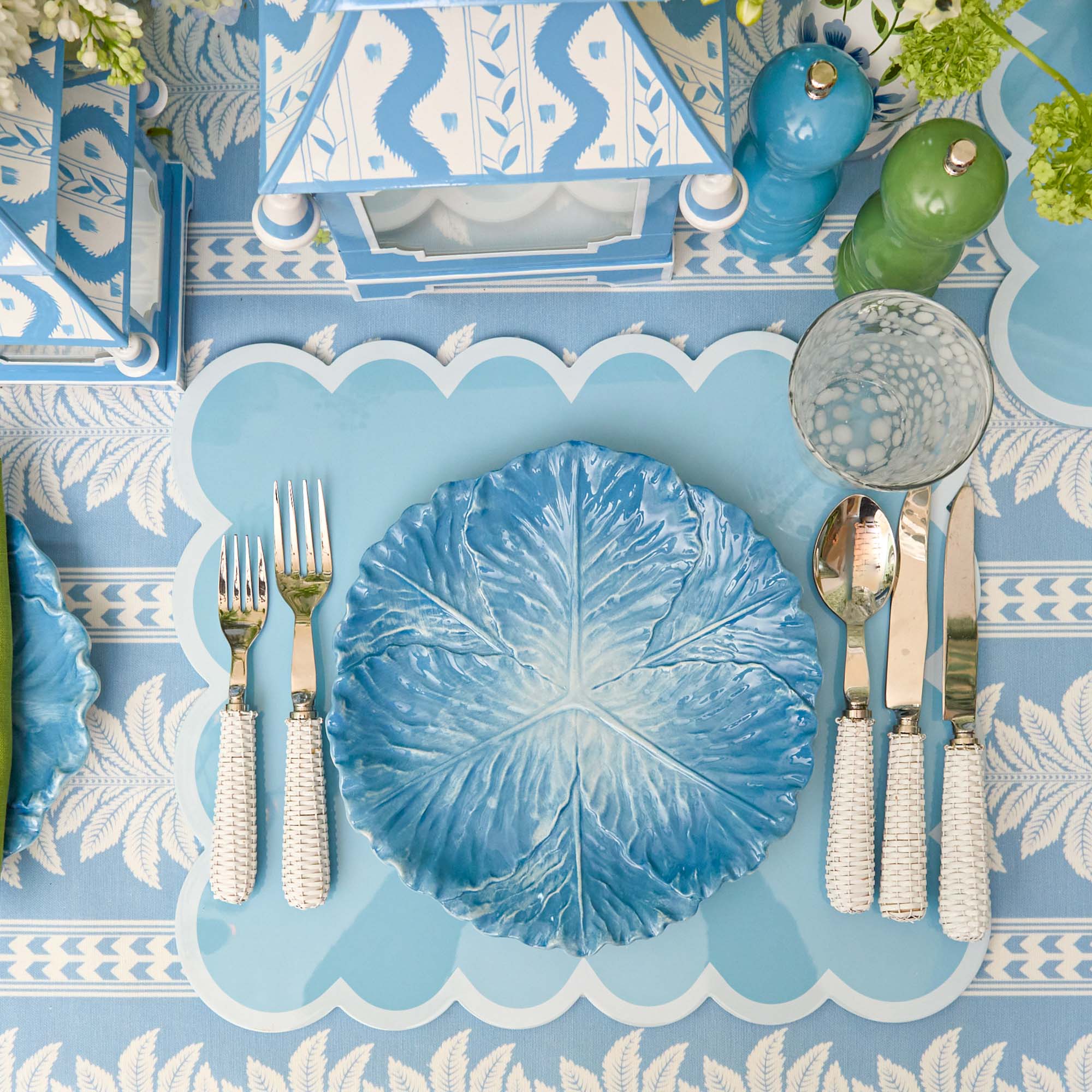 Serena Cabbage Starter Plate (Set of 4)