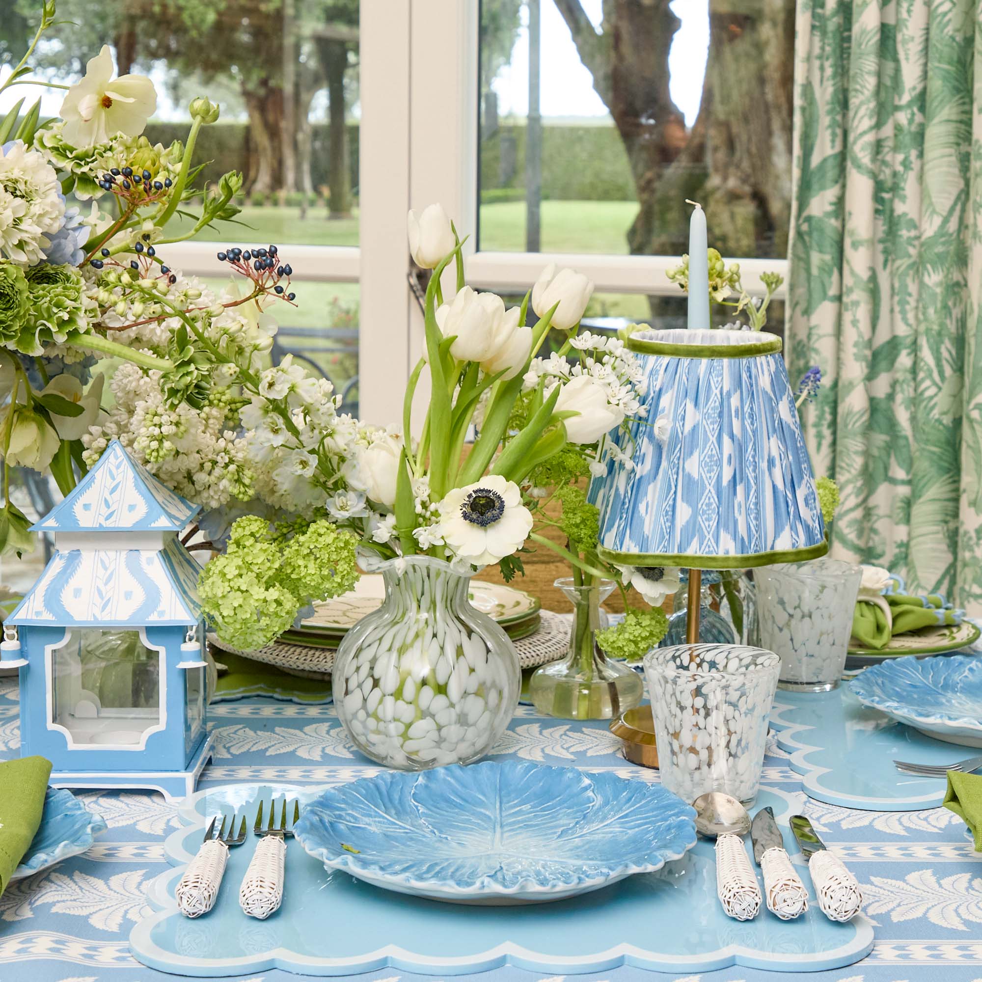 Serena Cabbage Starter Plate (Set of 4)