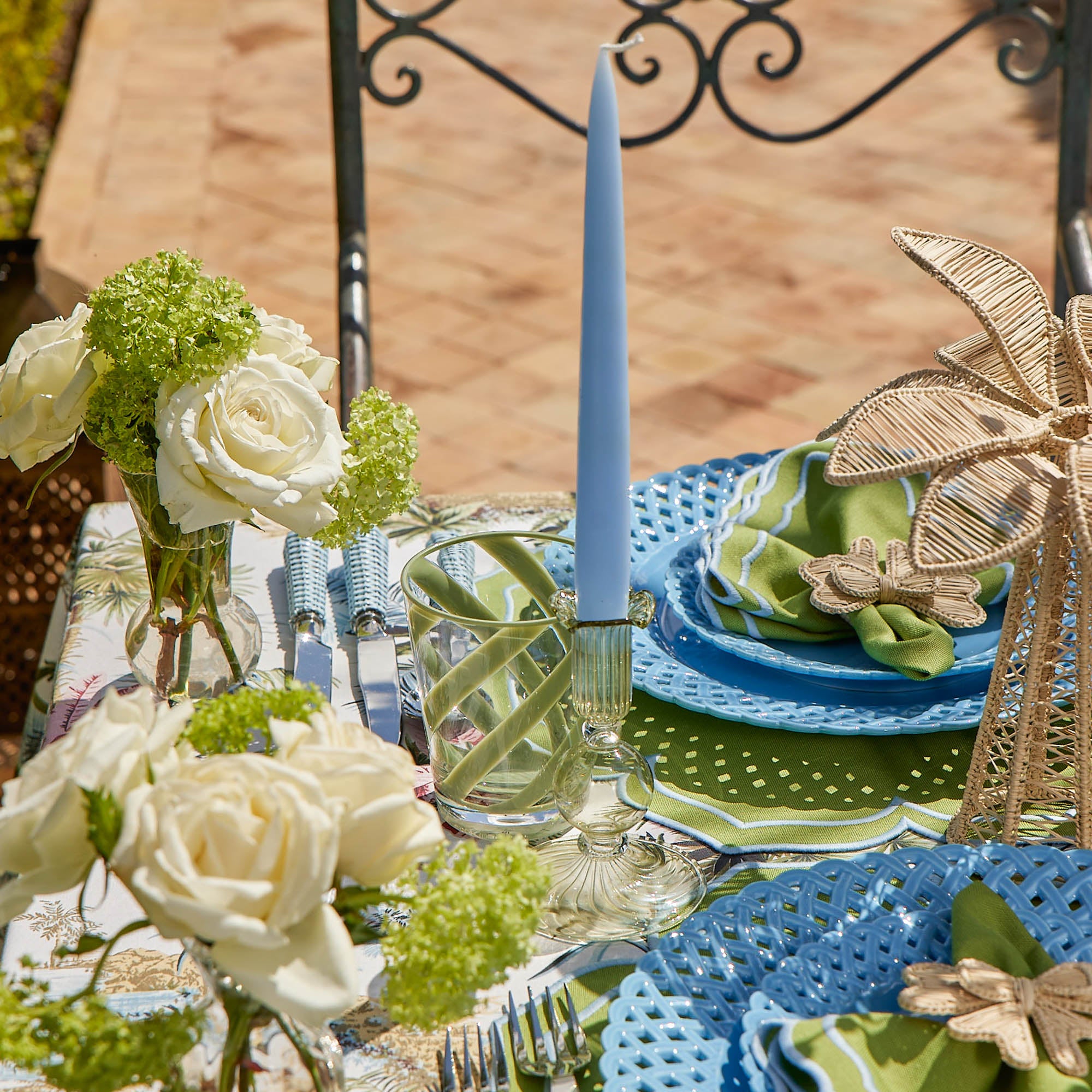 Eden Green Candle Set (Ice Blue)