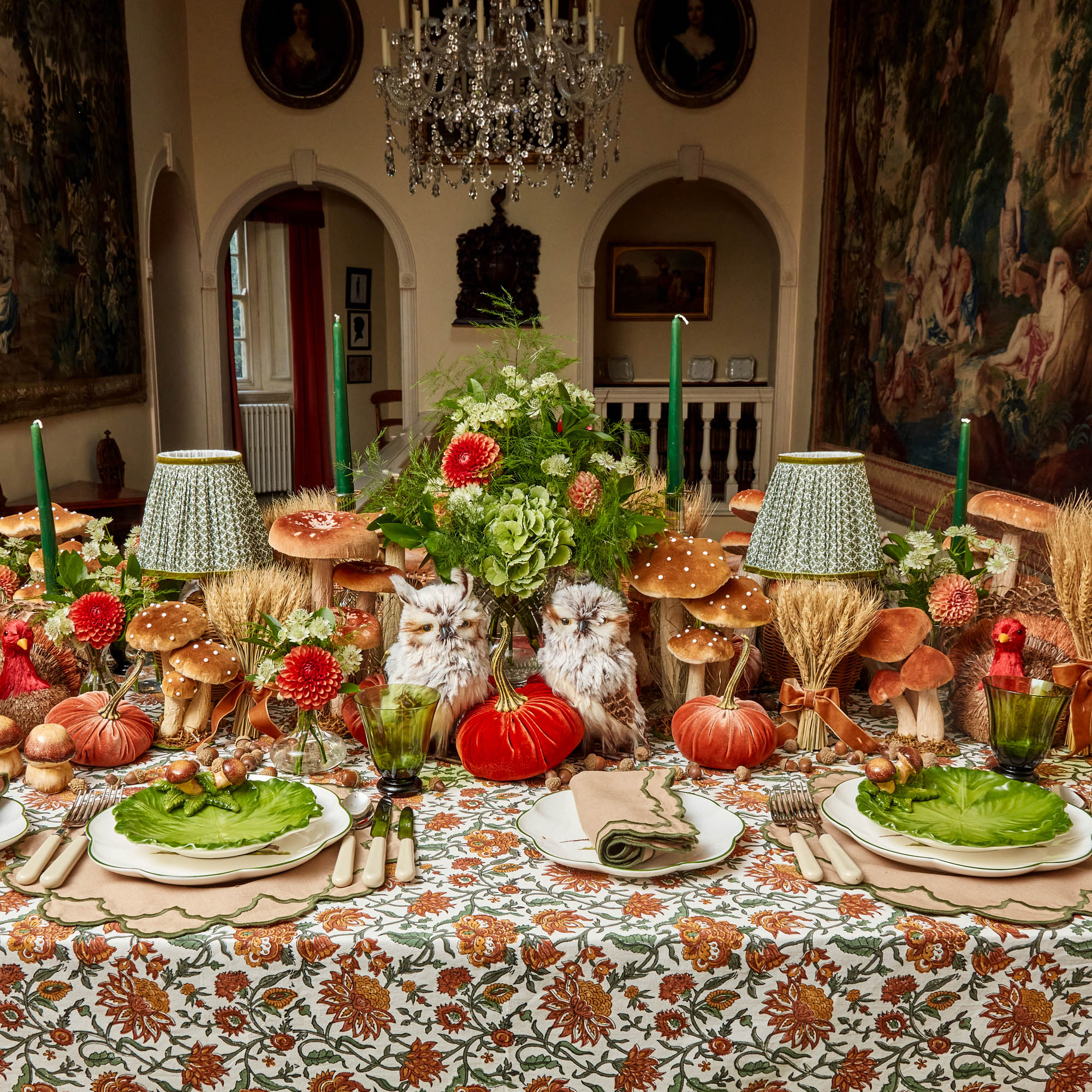 Porcini Mushroom Cabbage Plate
