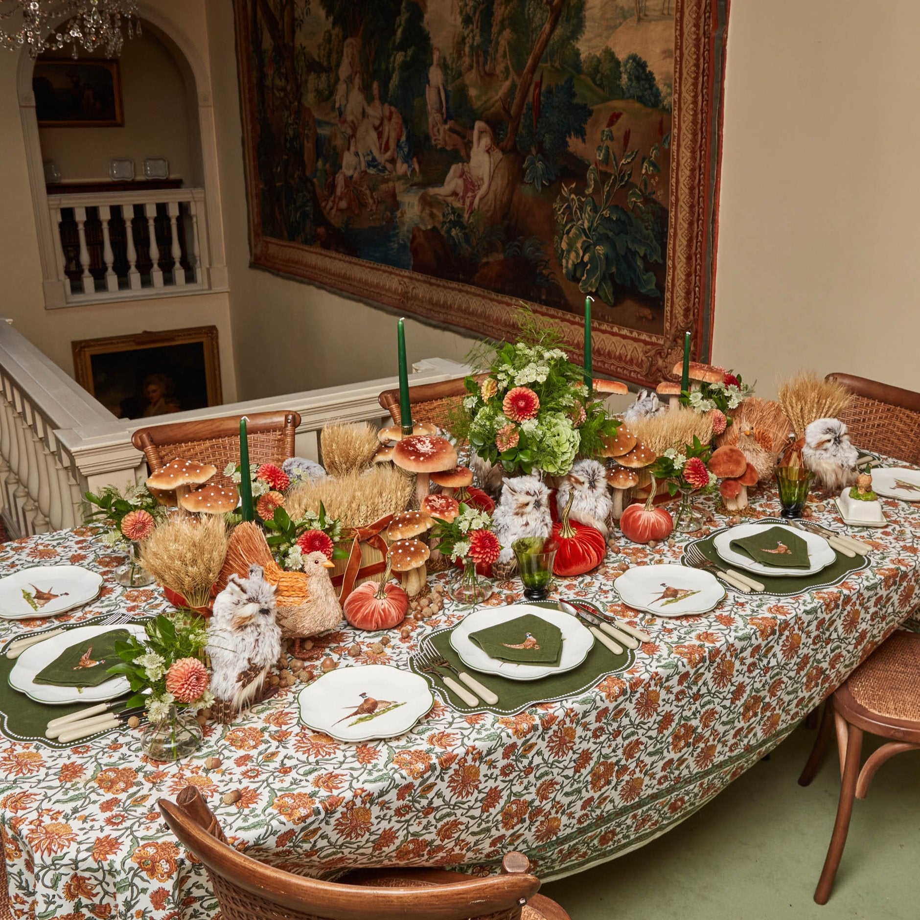 Decorative Raffia Turkey