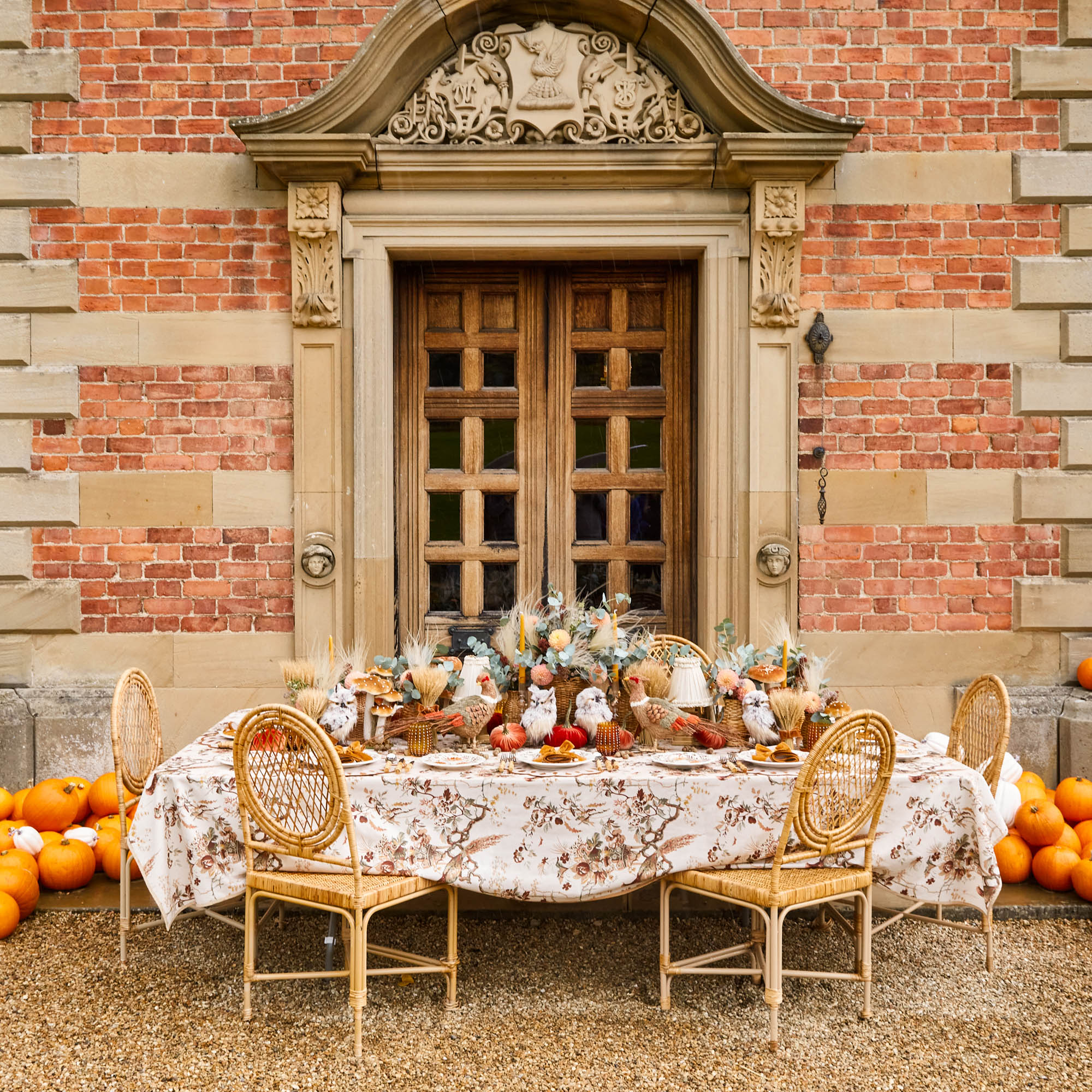 Bettina Taupe & Mustard Napkins (Set of 4)