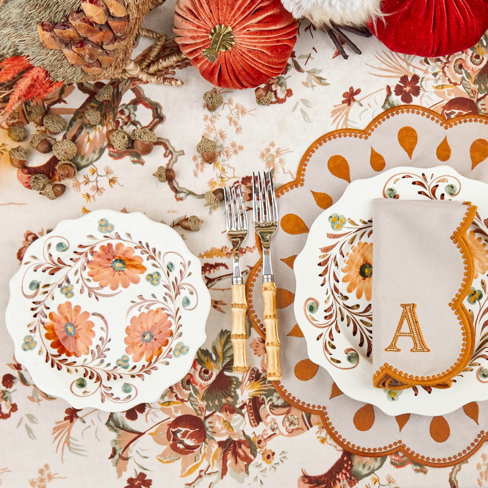 Pheasant & Flora Tablecloth