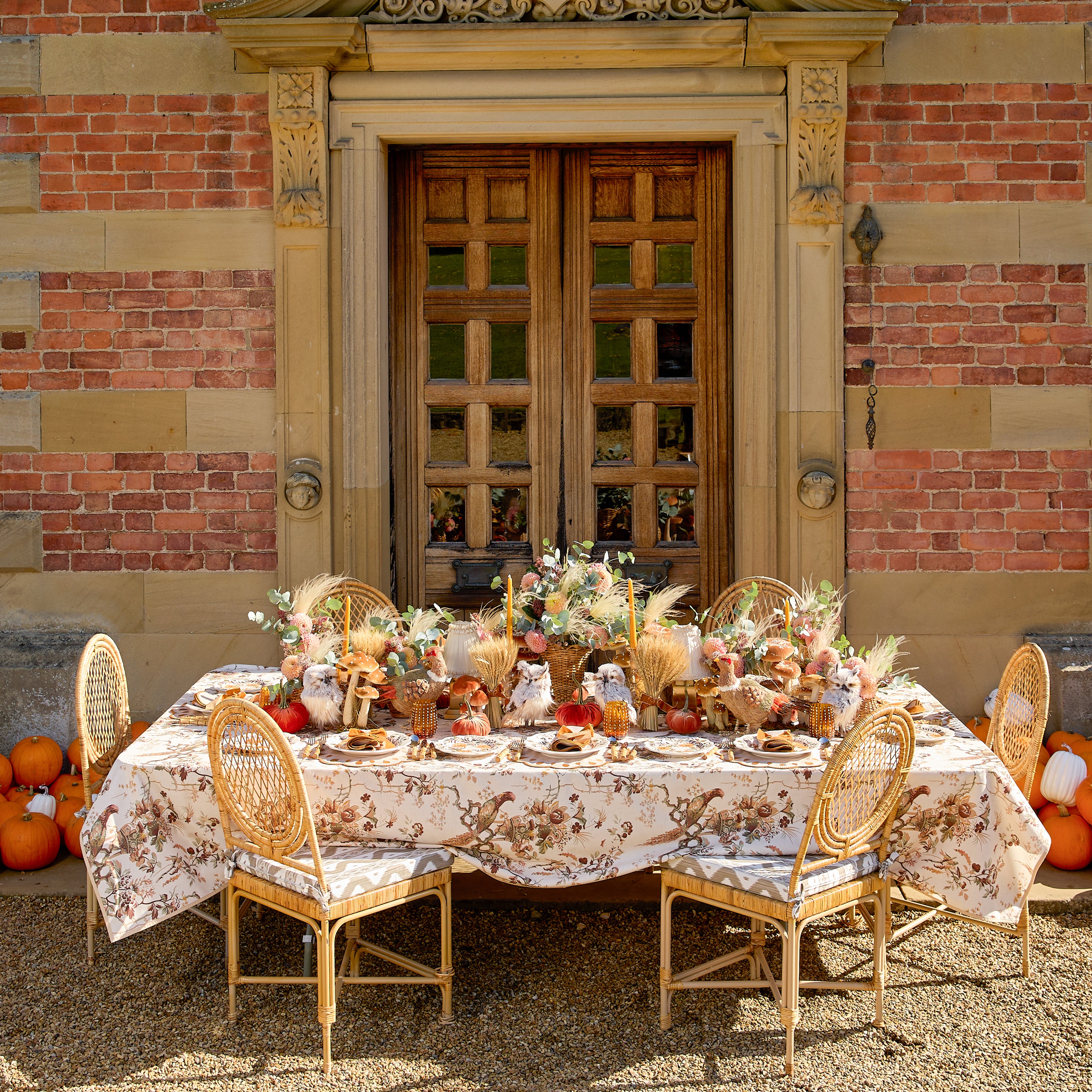 Decorative Raffia Pheasant (Pair)