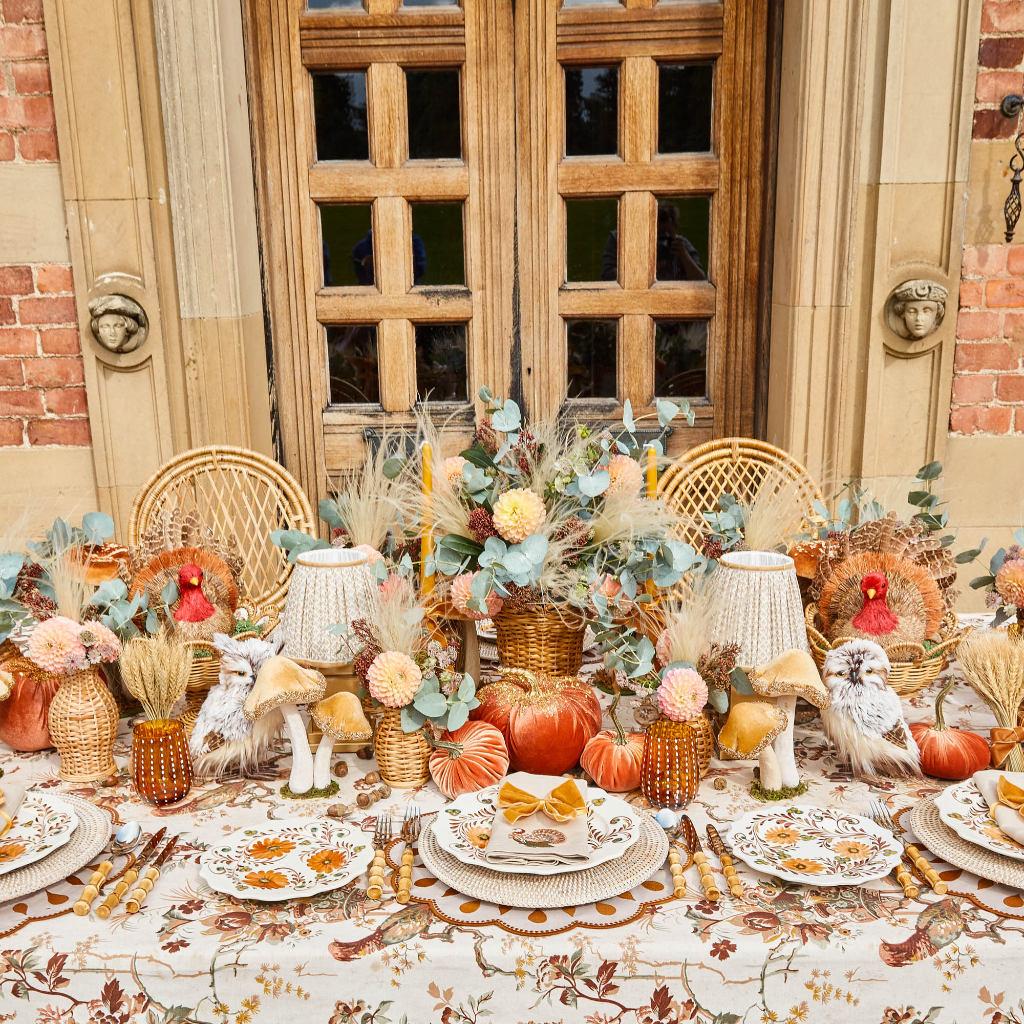 Natural Rattan Charger Plates (Set of 4)