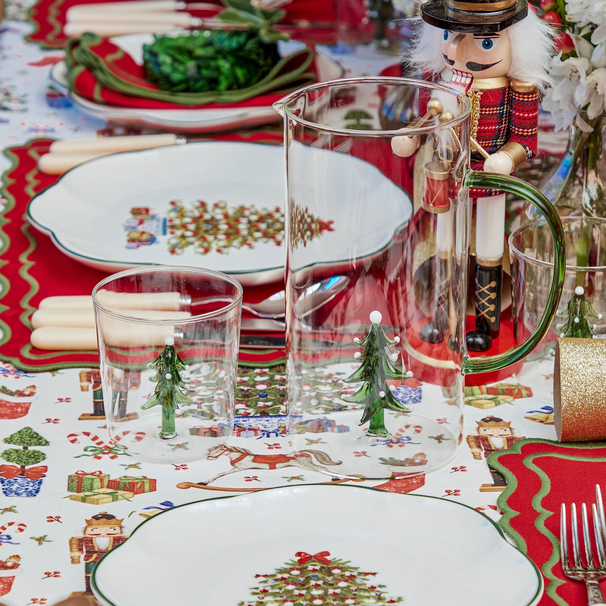 Christmas Tree Glasses (Set of 4)