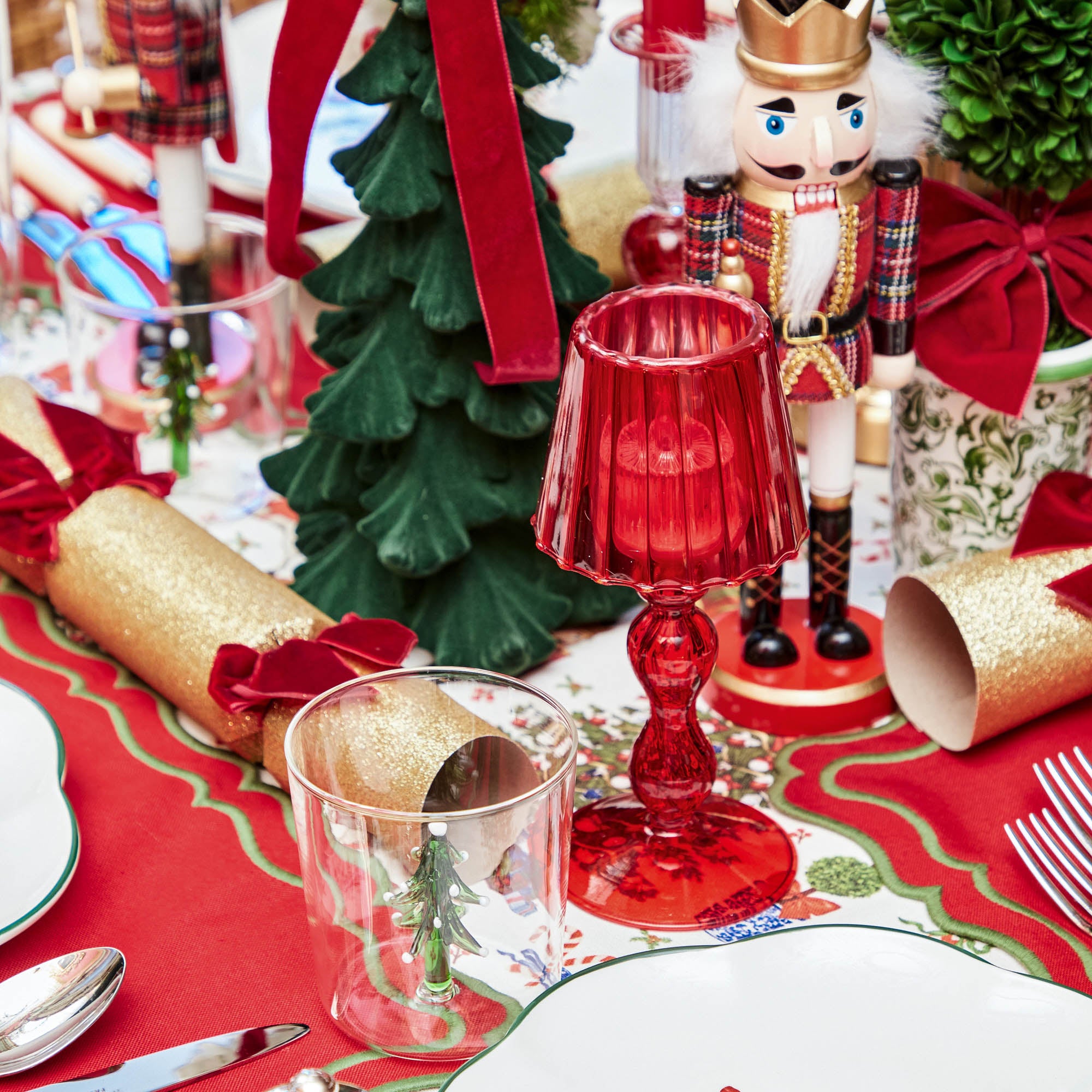 Christmas Tree Glasses (Set of 4)