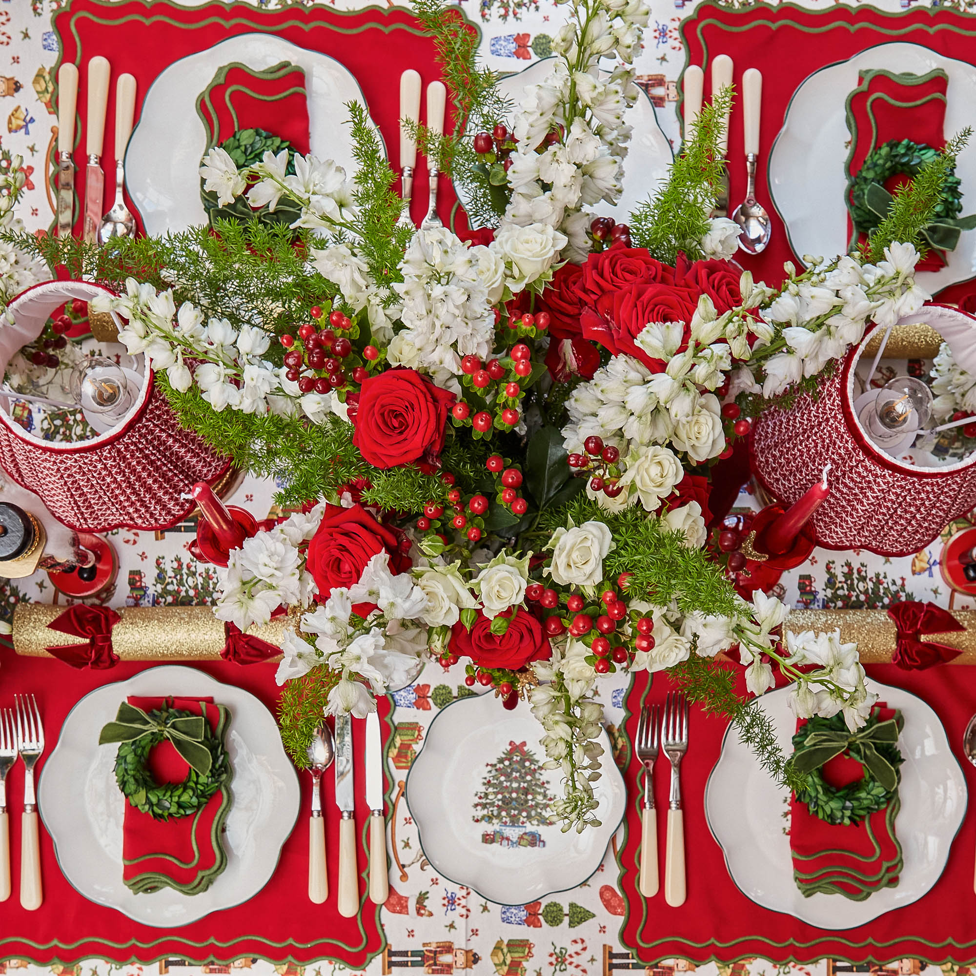 Christmas Tree Jug and Glasses (Set of 4)