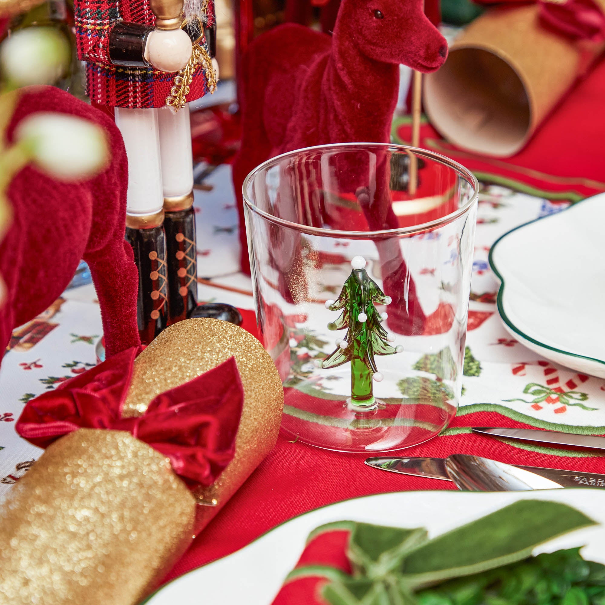 Christmas Tree Glasses (Set of 4)