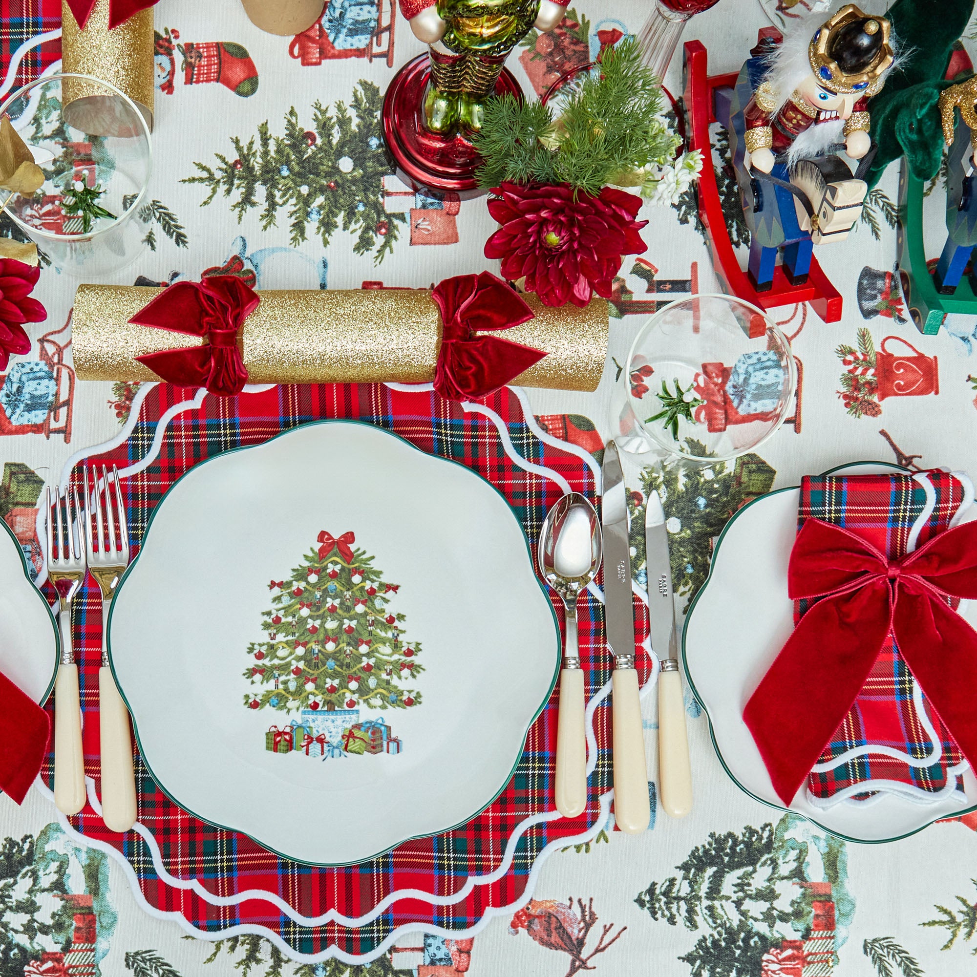 Cheers to the season with these beautifully designed Christmas Tree Glasses.