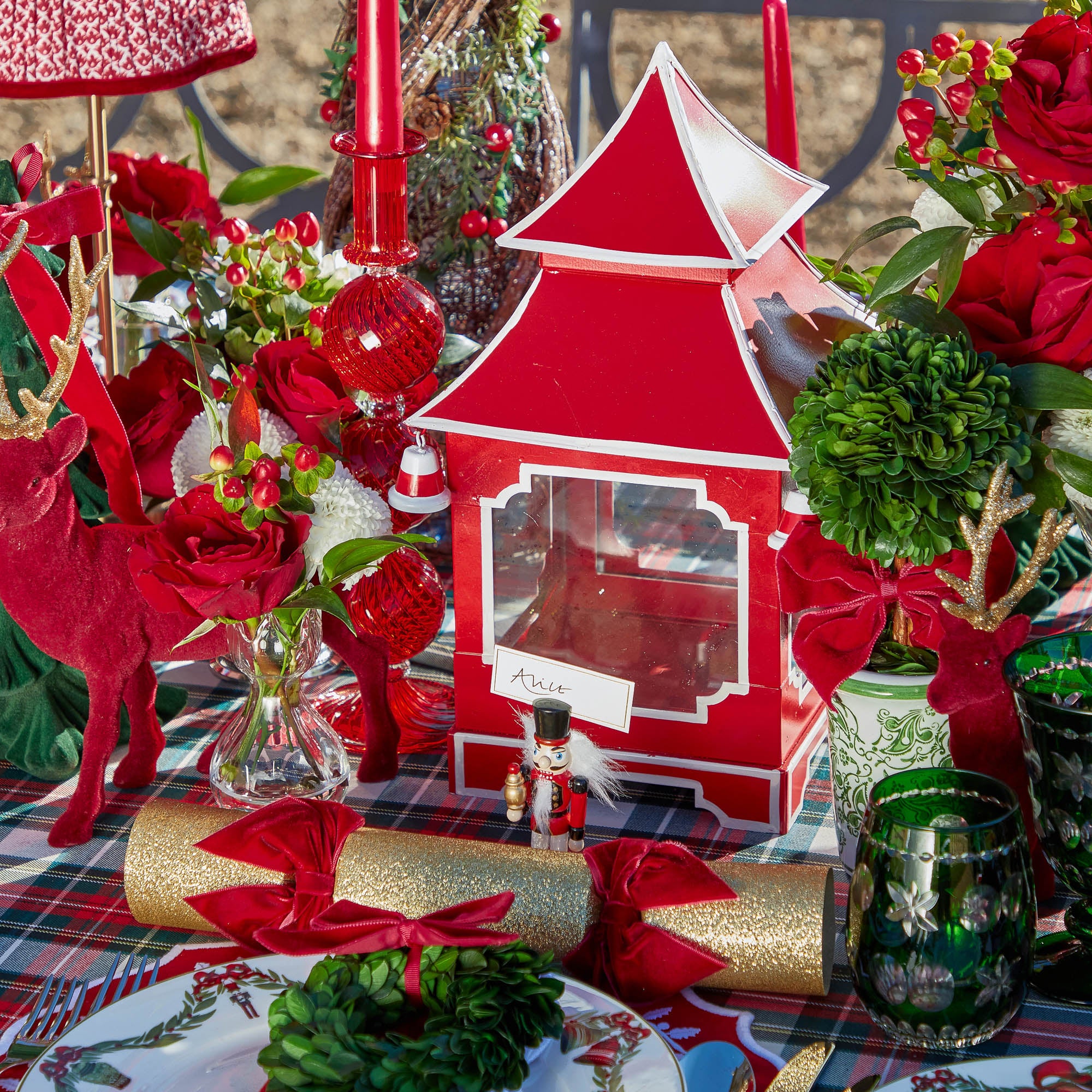 Red Nutcracker Placecard Holders (Set of 4)