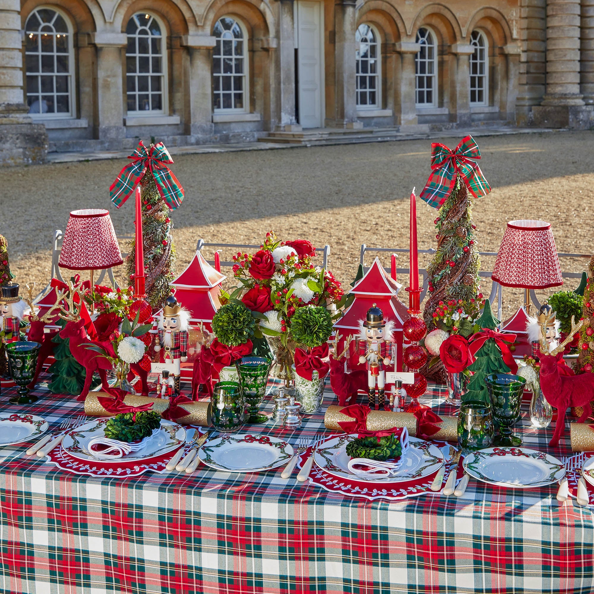 Red Nutcracker Placecard Holders (Set of 4)