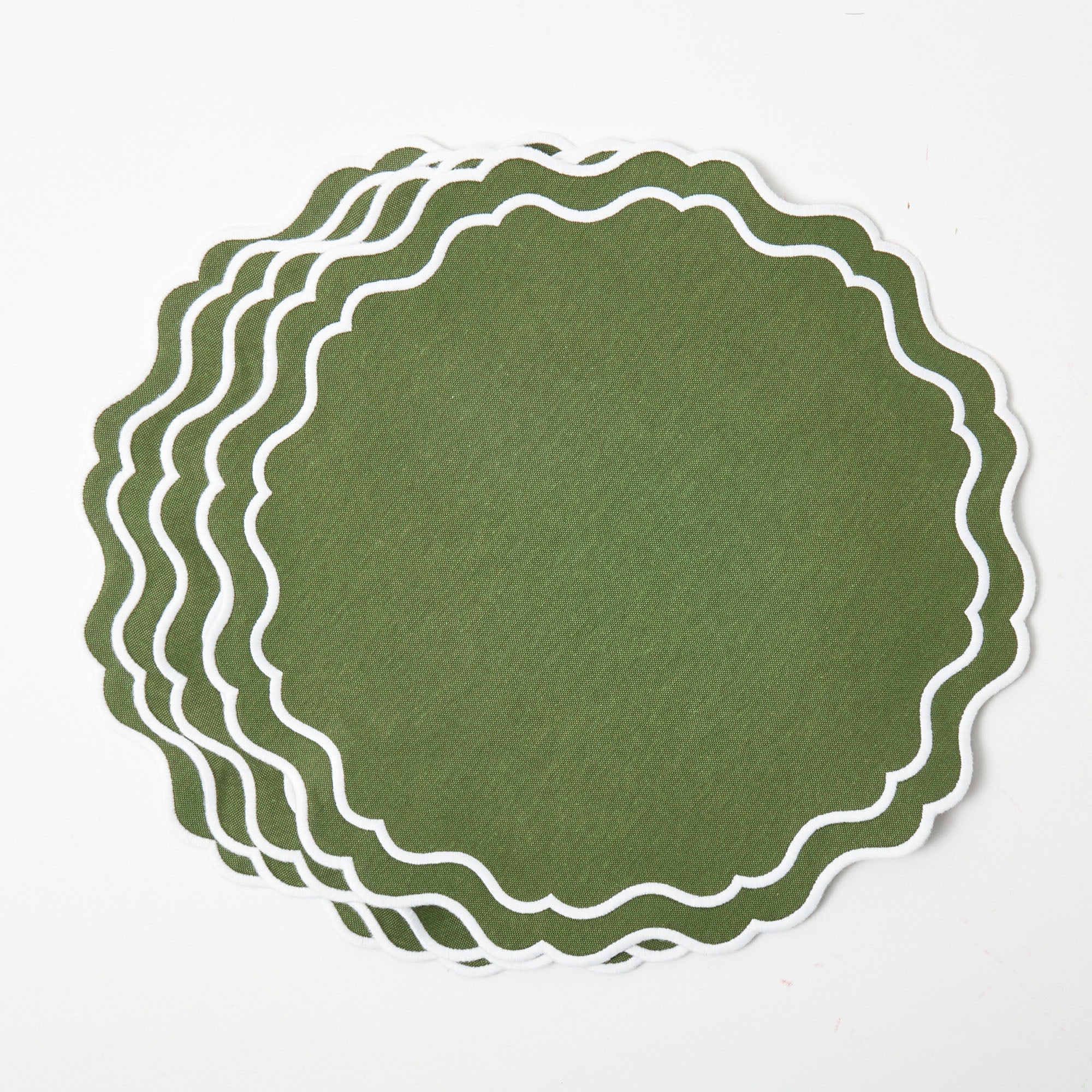 Celebrate the season with the joyful hues of Katherine Green Placemats (Set of 4).