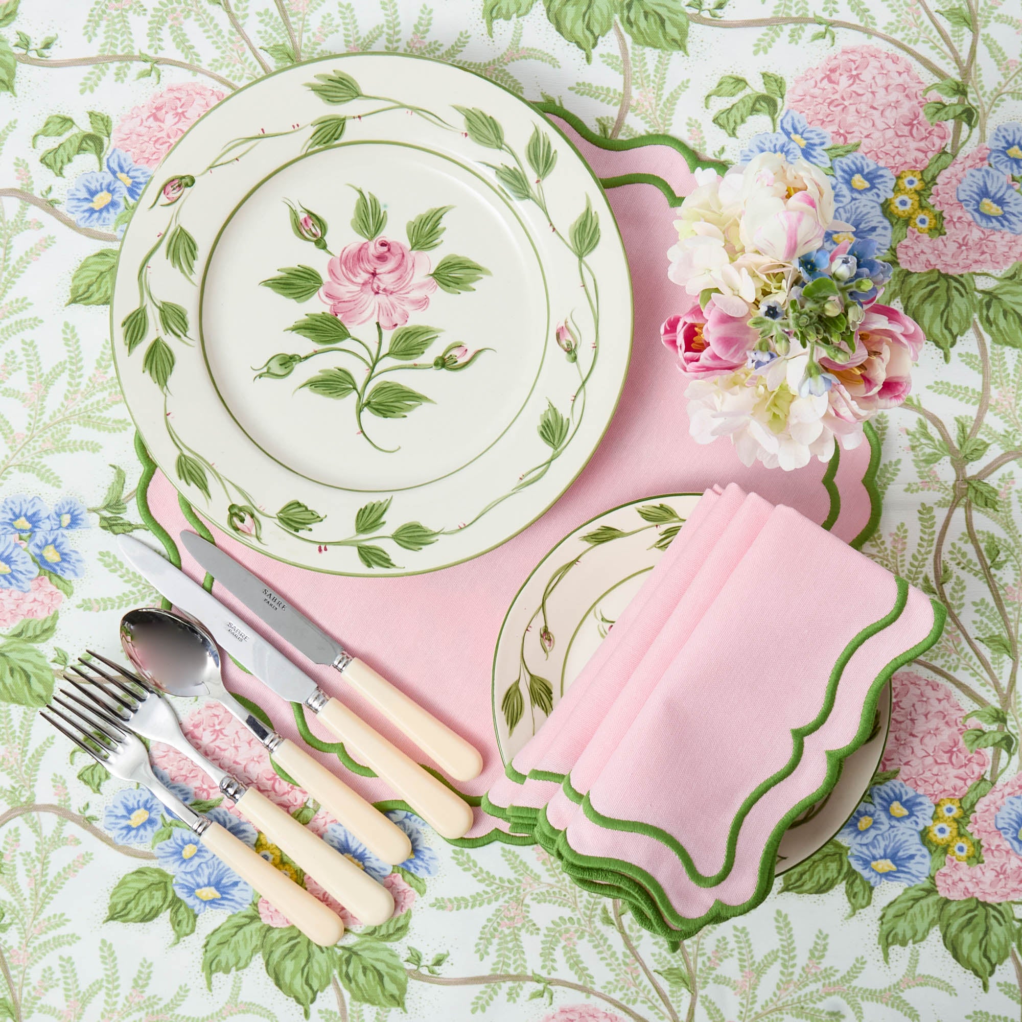 Rose Bud Dinner Plate