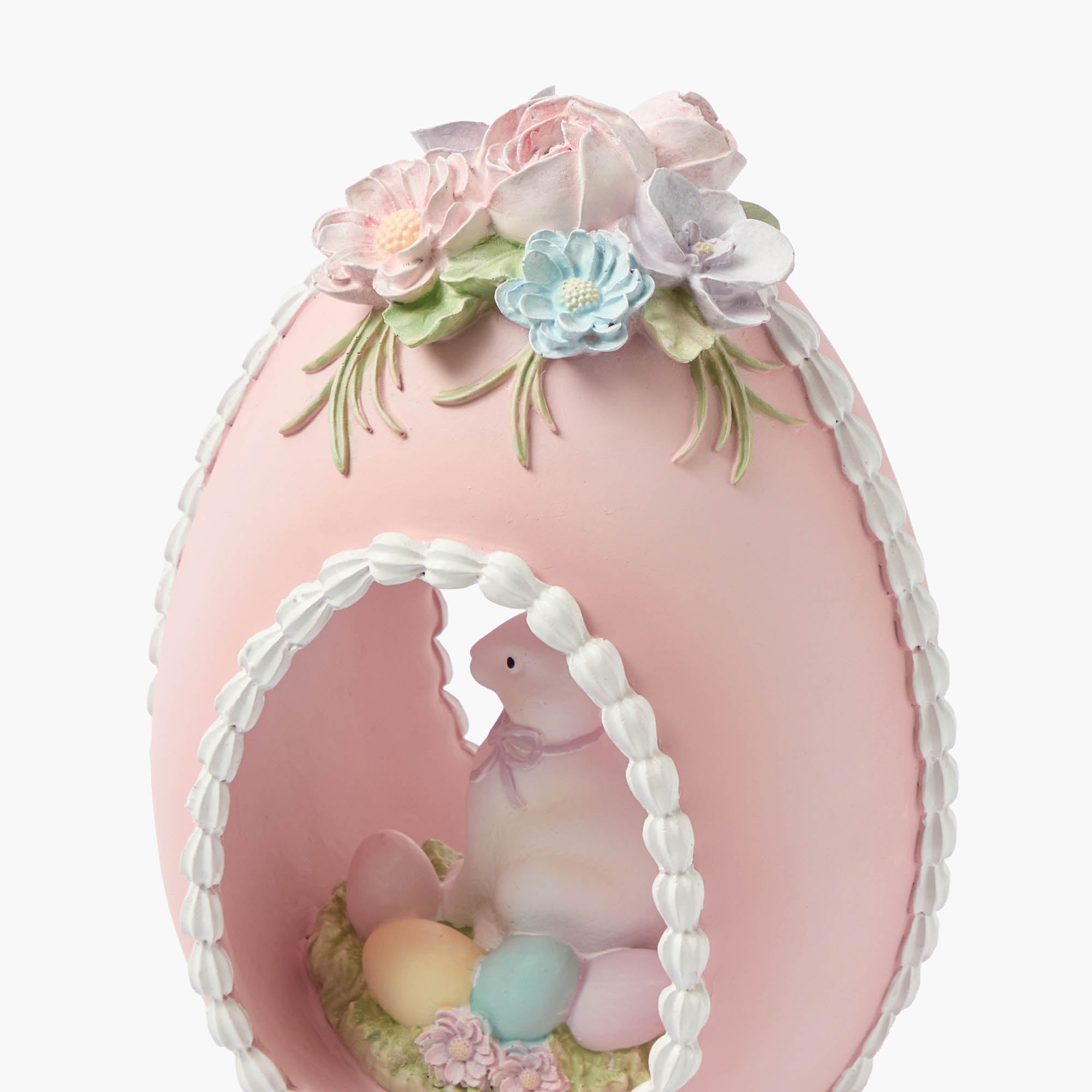 Pastel Pink Bunny in Egg