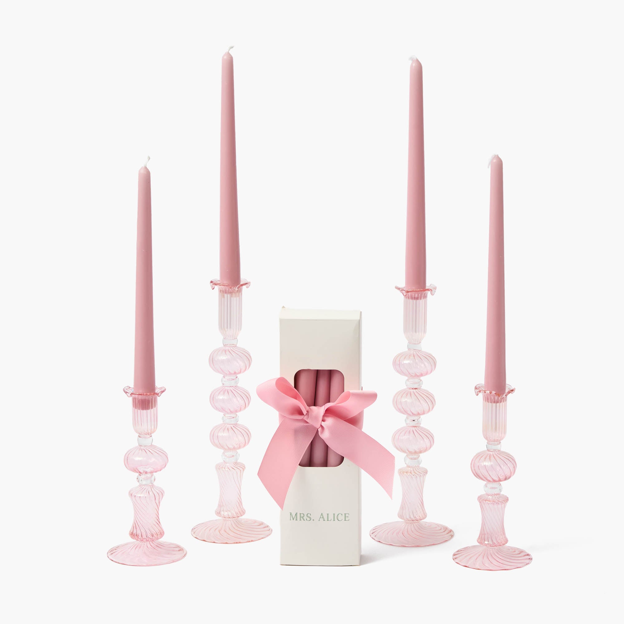 Gisele Pink Candle Set