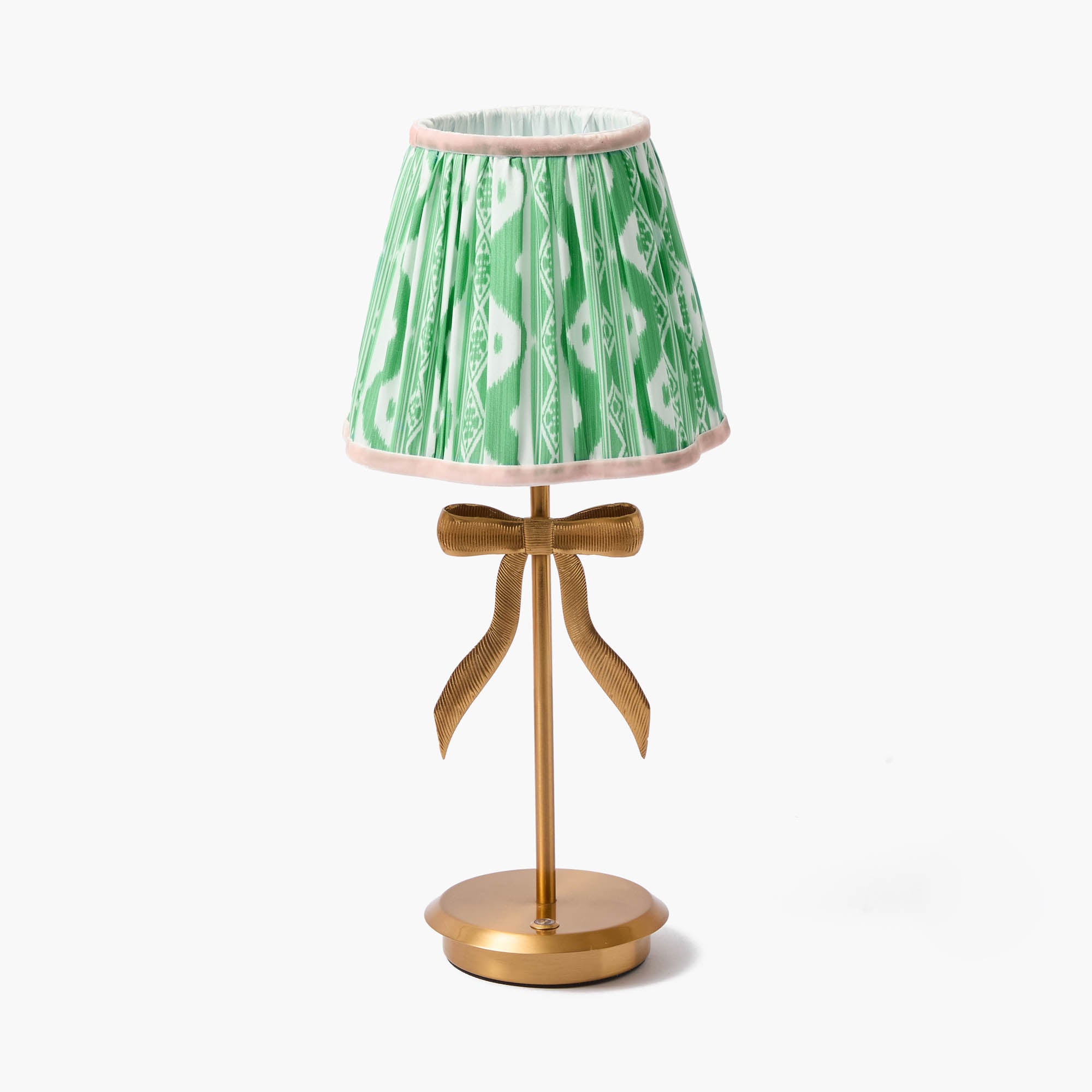 Green & Pink Ikat Lampshade (18cm)