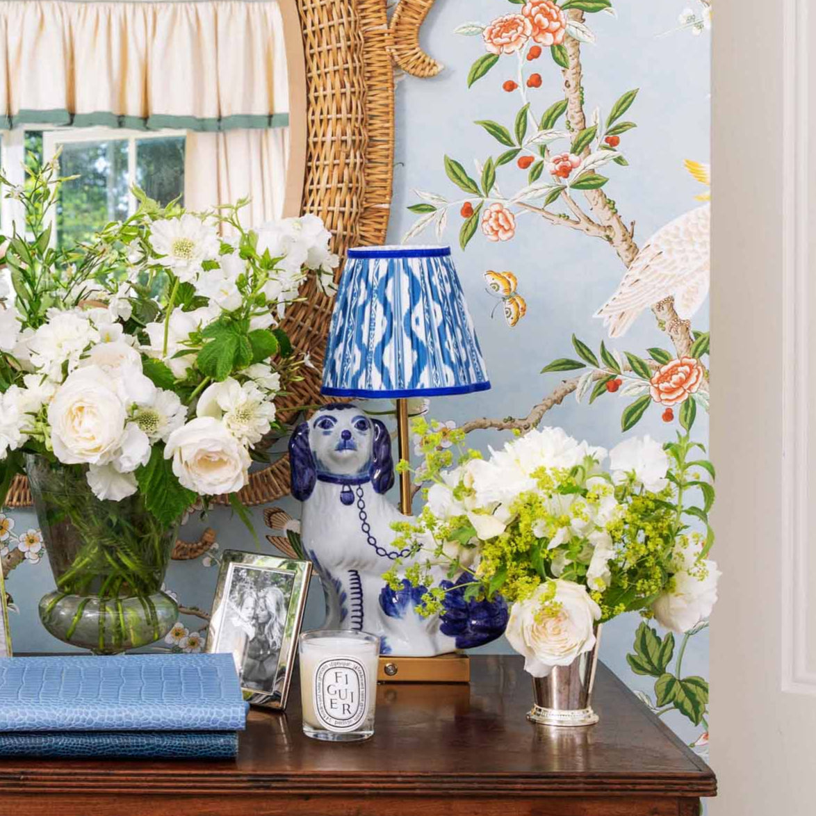 Staffordshire Dog Rechargeable Lamp (Pair)