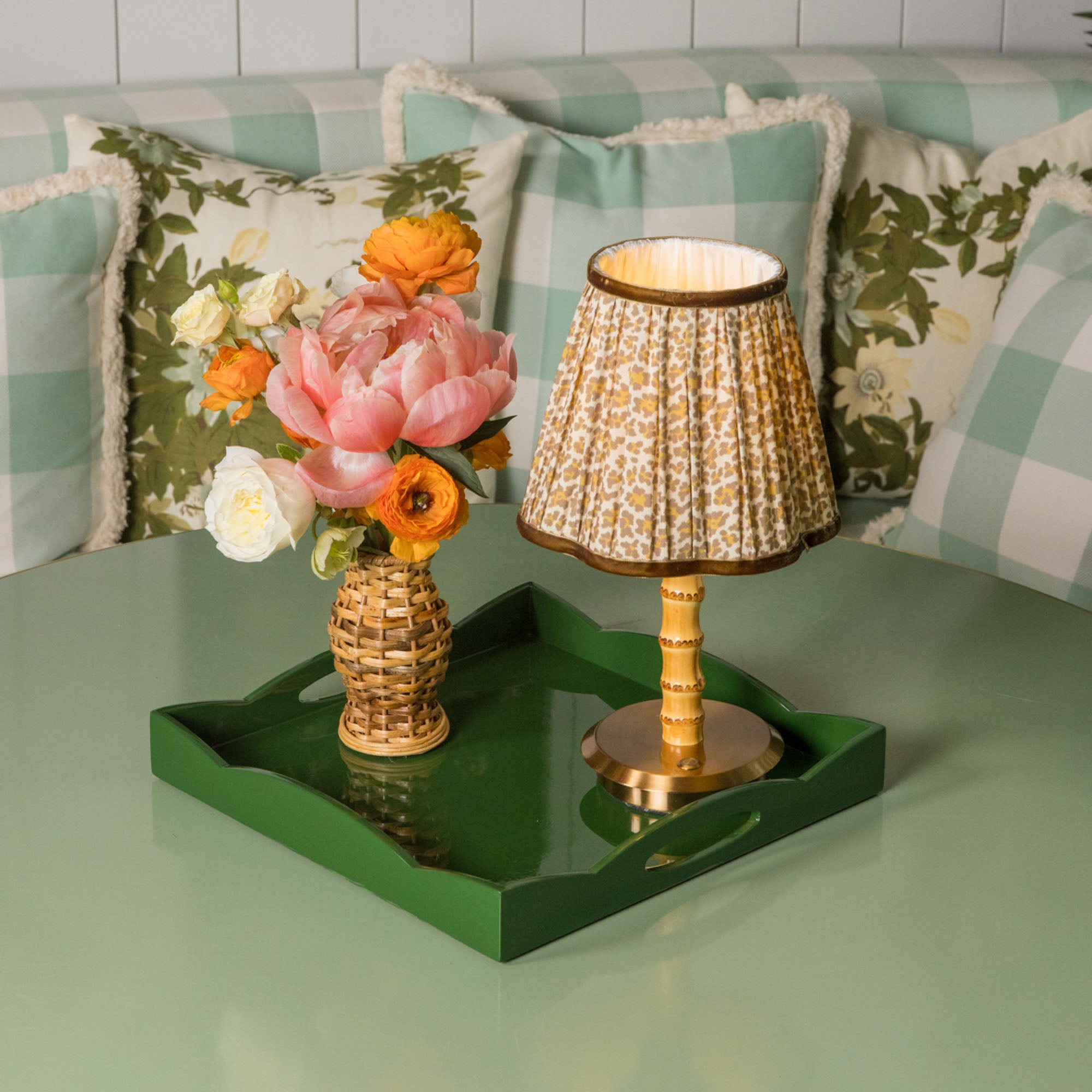 Natural Leopard Lampshade (18cm)