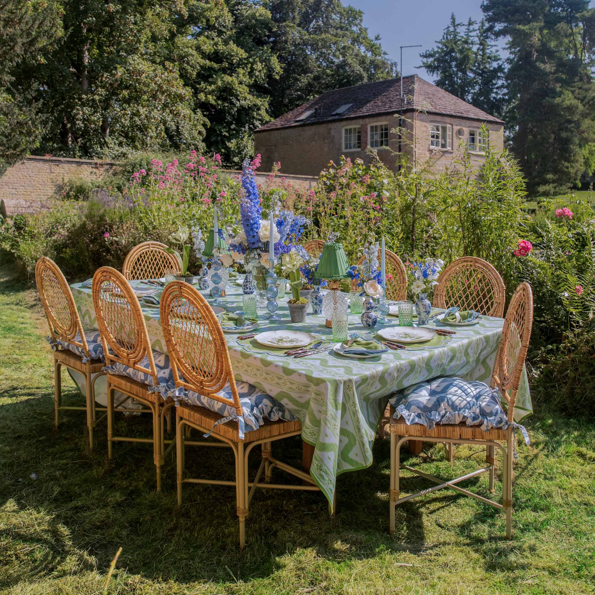 Emerald Hobnail Glasses (Set of 6)