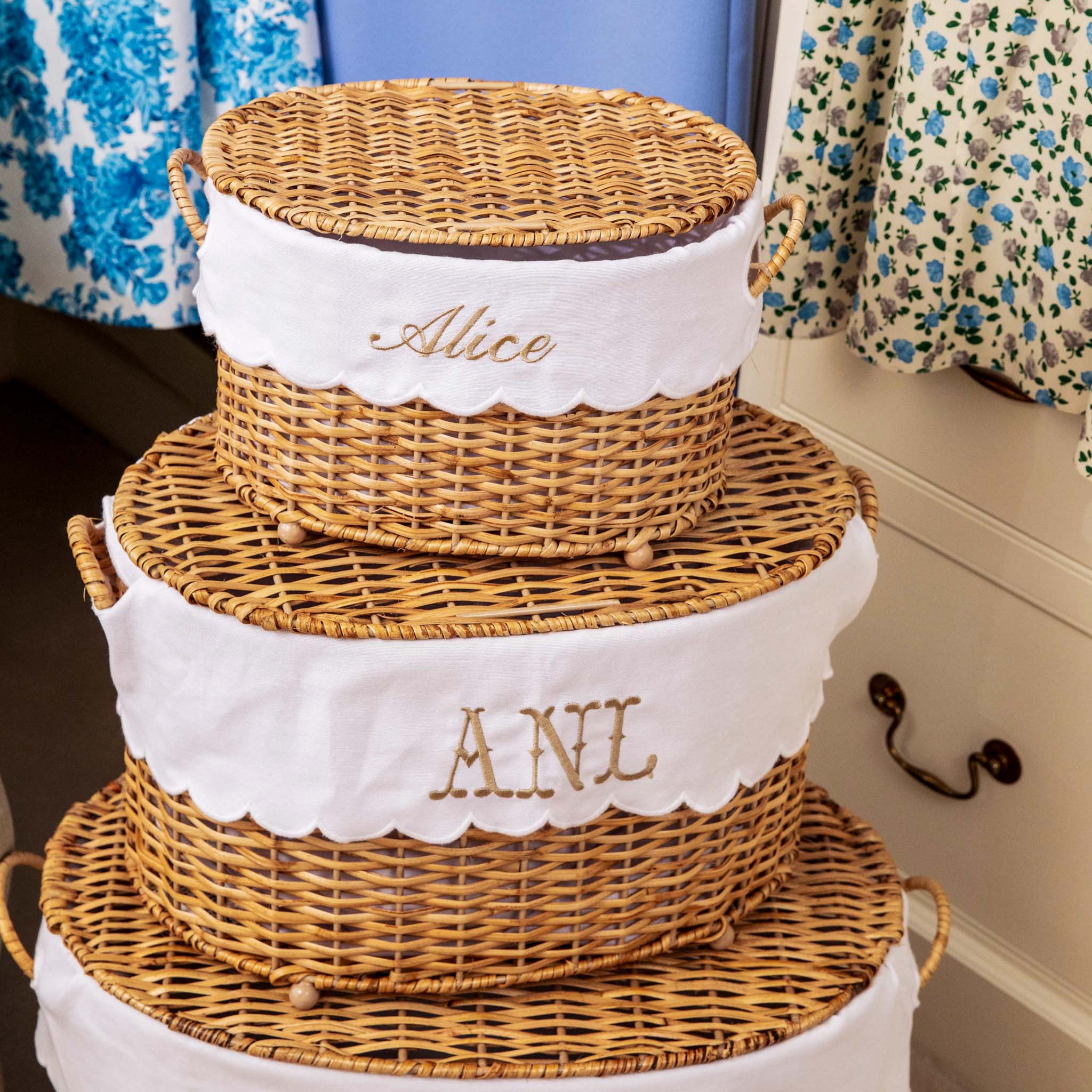 Isabella Rattan Basket (Small)