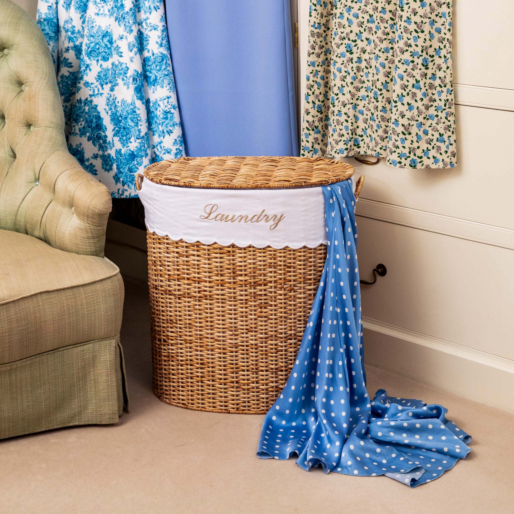 Isabella Rattan Laundry Basket