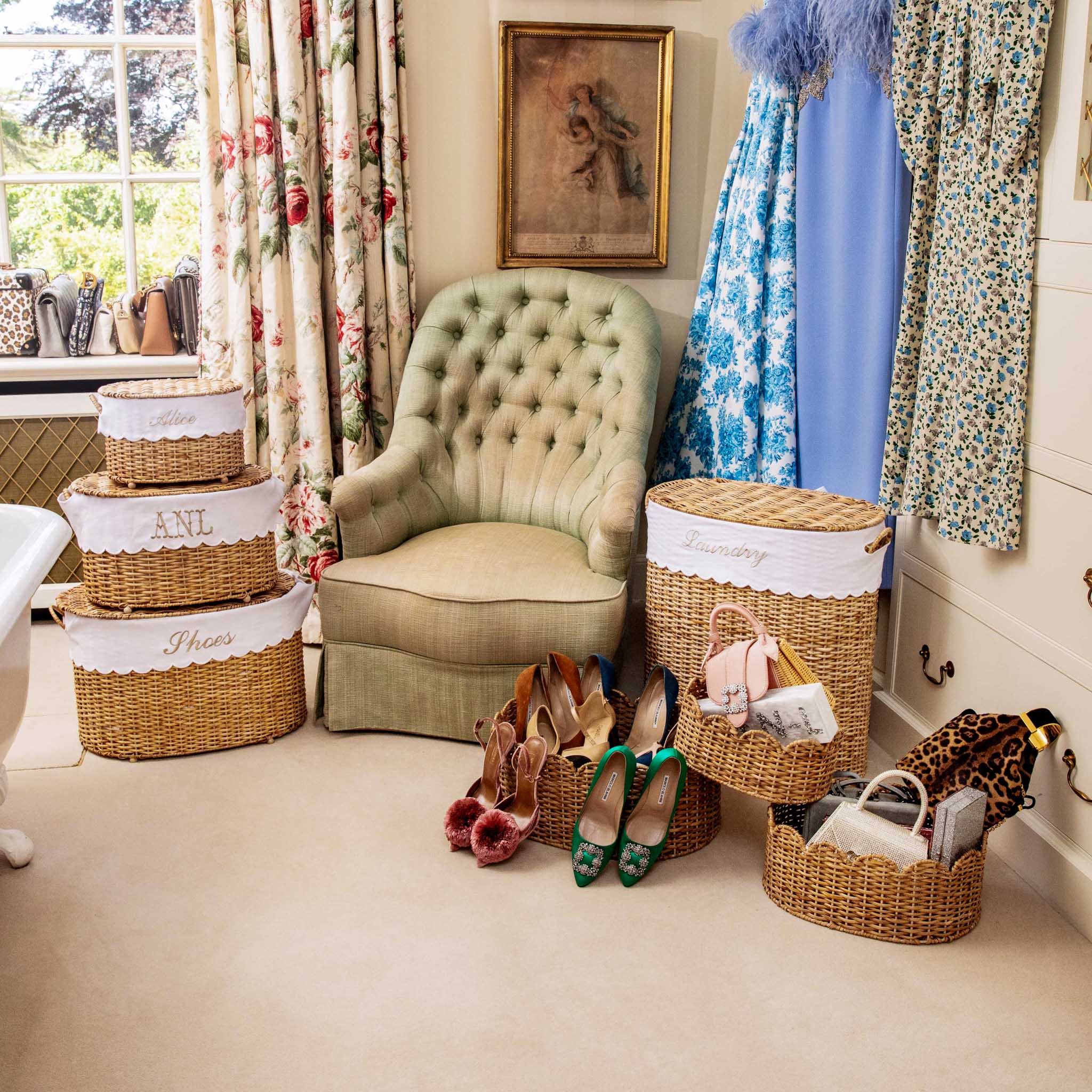 Isabella Rattan Laundry Basket