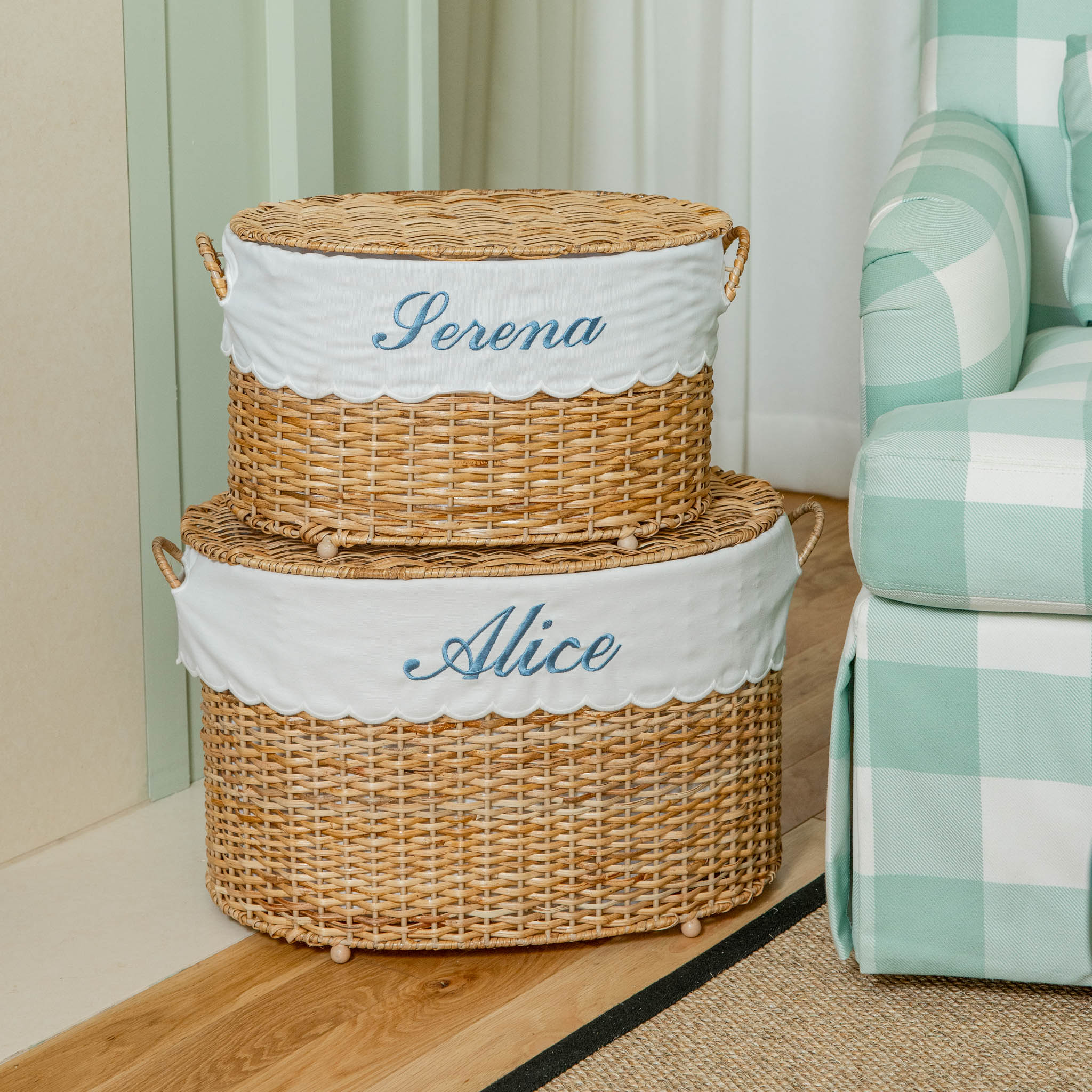 Isabella Rattan Basket (Small)
