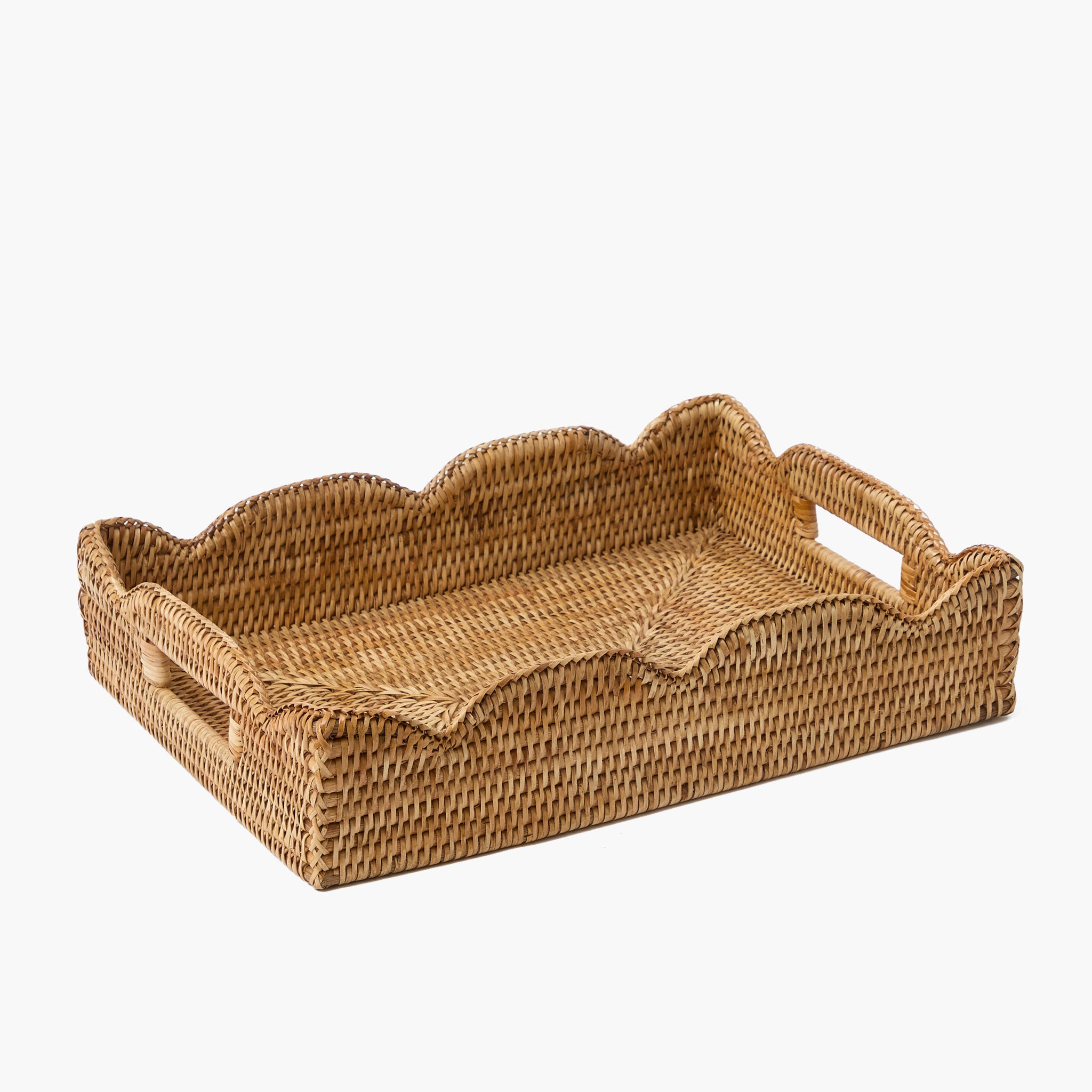 Natural Medium Rattan Tray