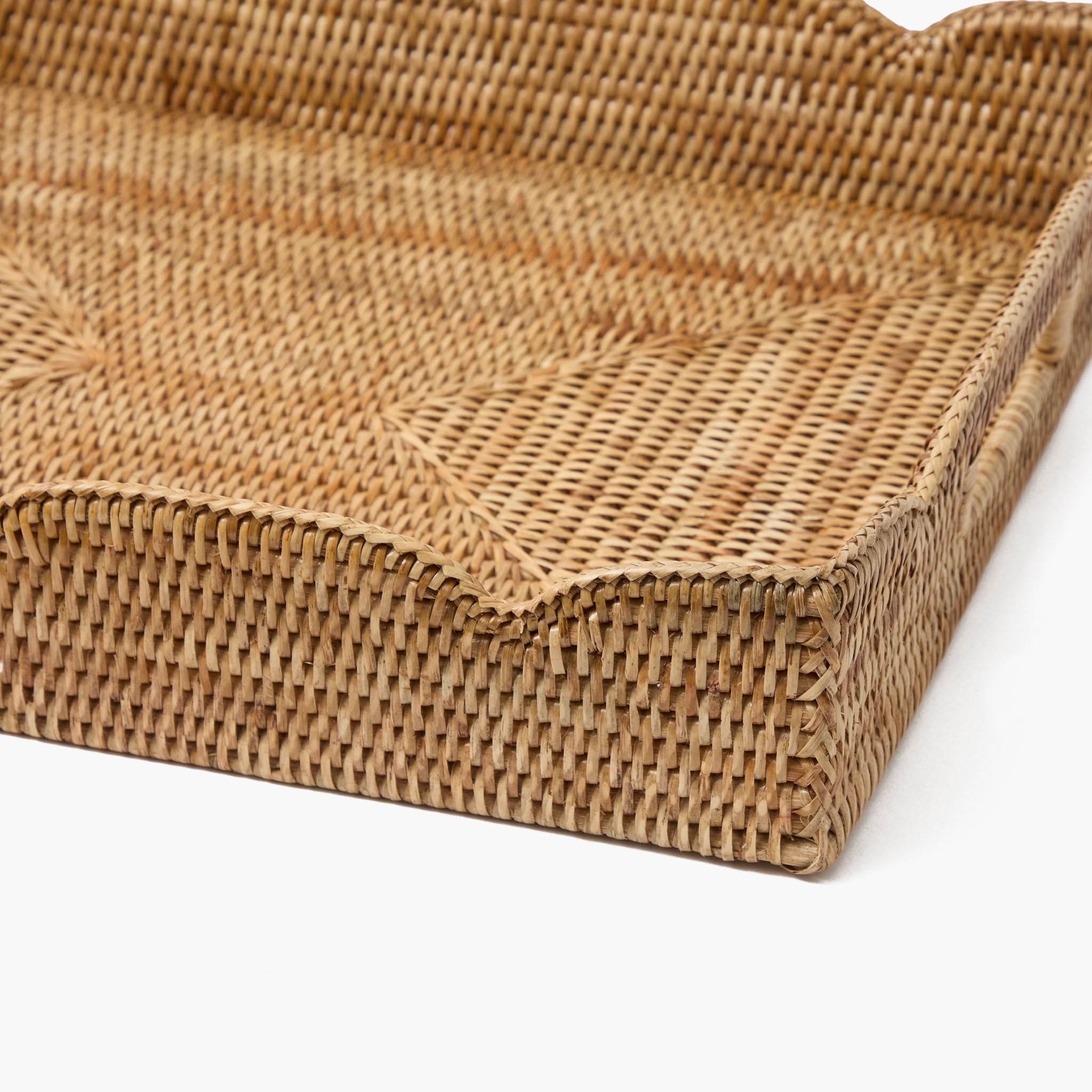 Natural Large Rattan Tray