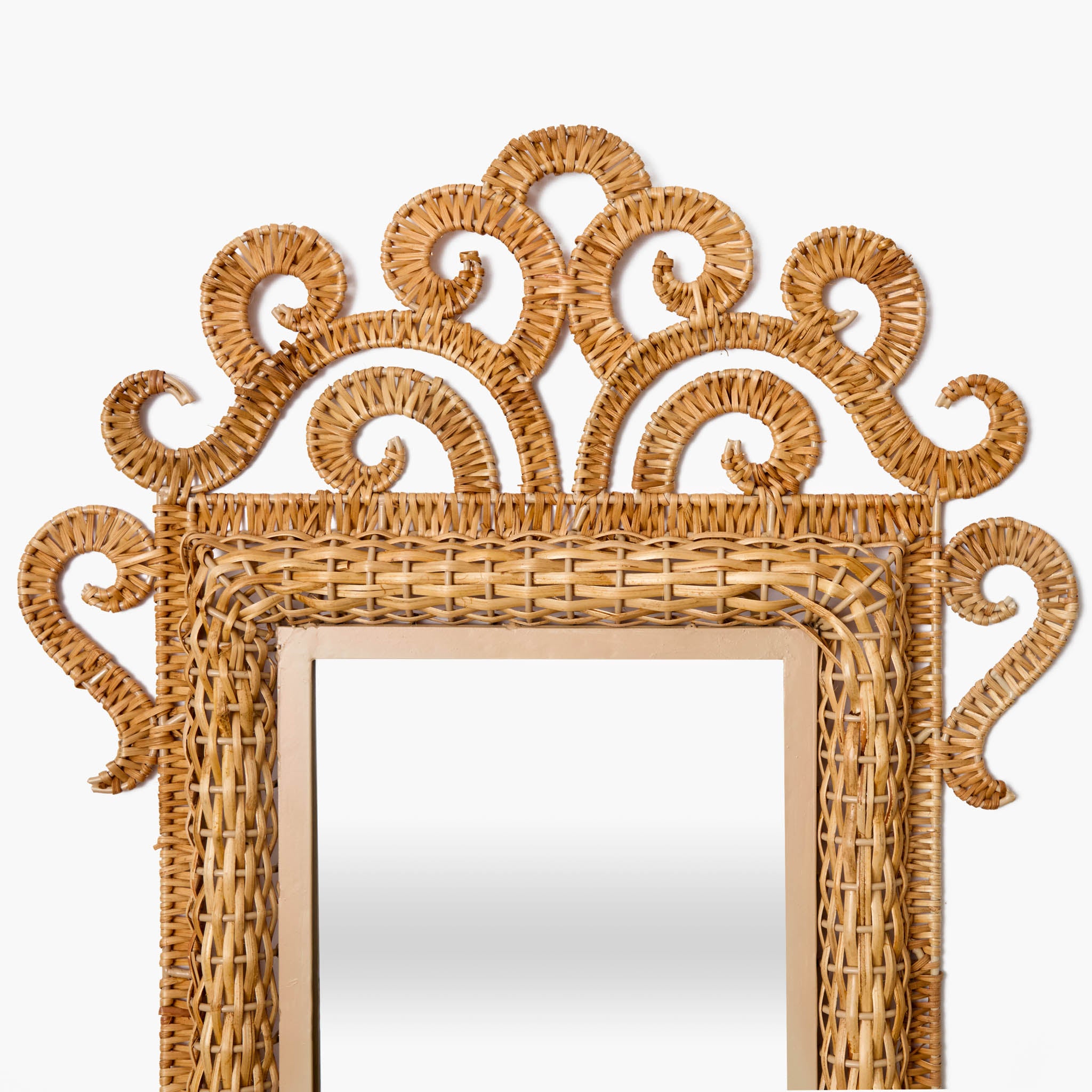 The Small Grand Rattan Mirror