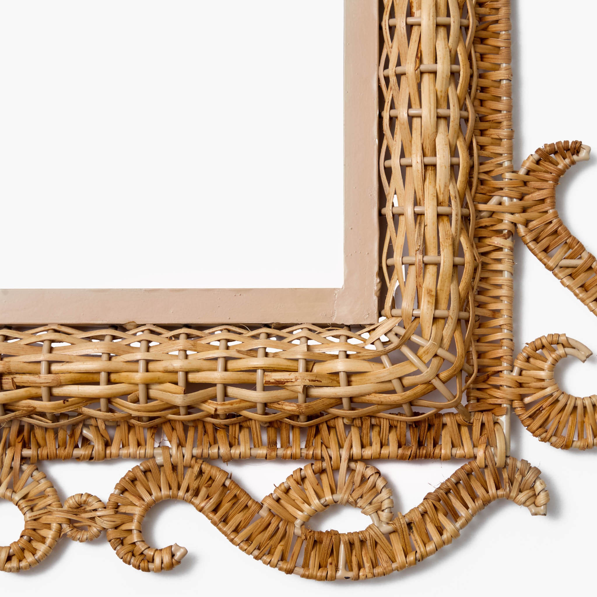 The Small Grand Rattan Mirror
