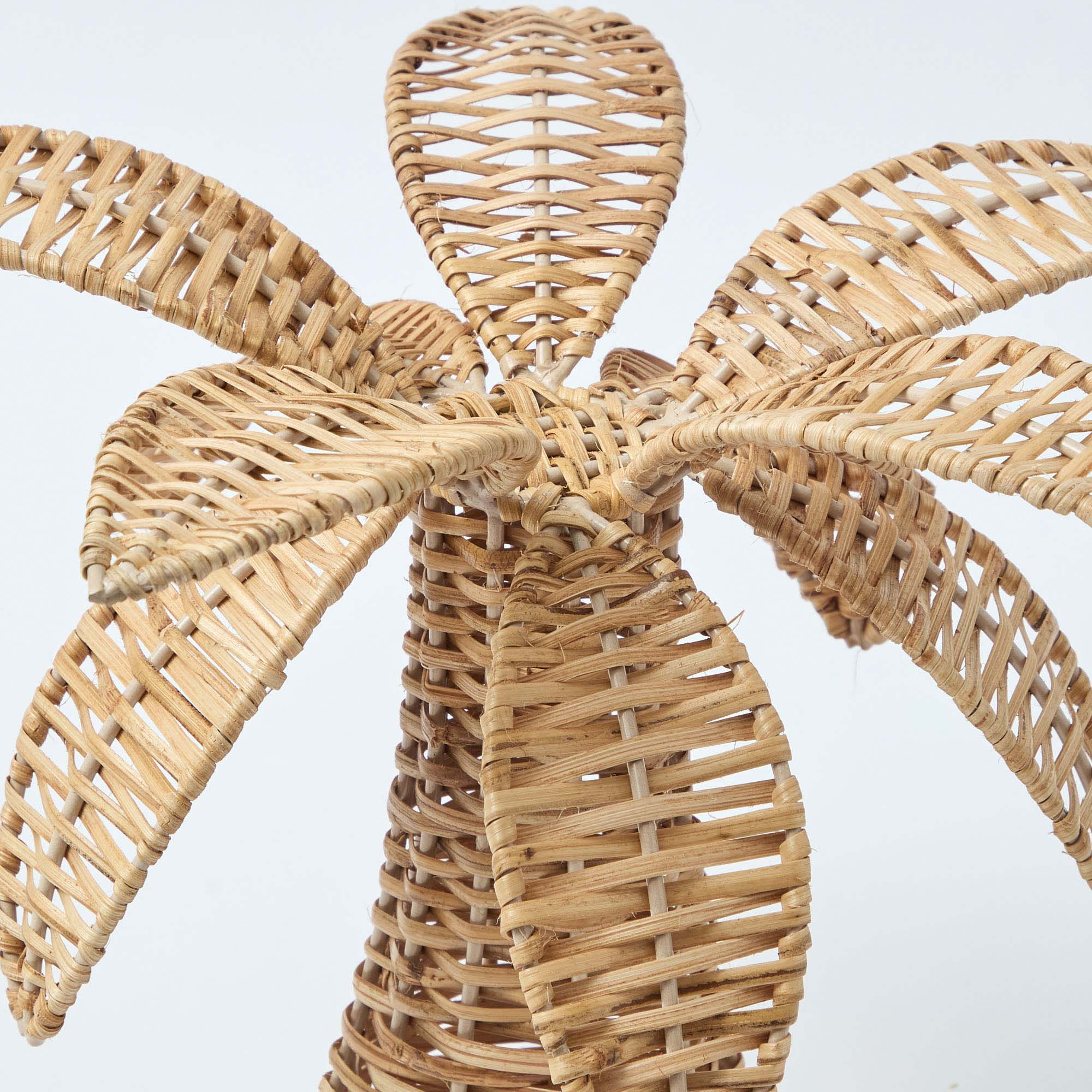 Large Rattan Palm Tree (Pair)