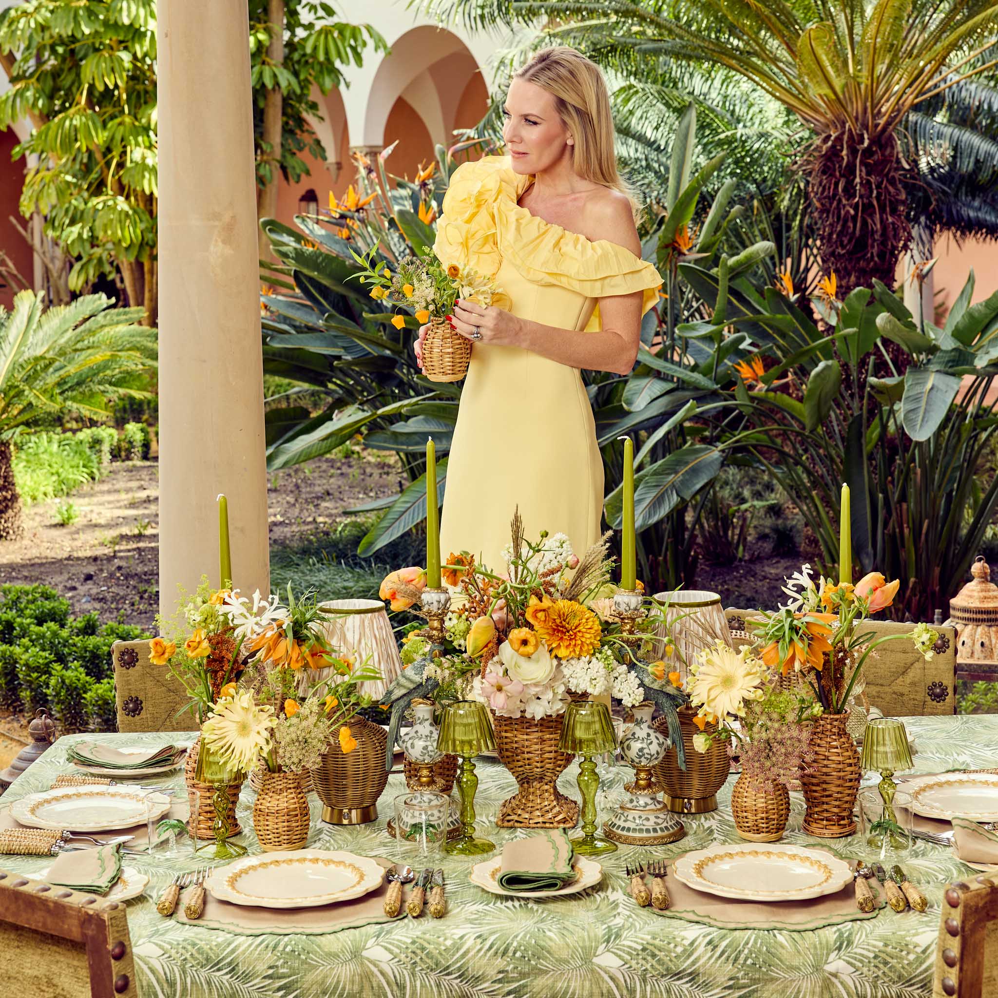 Mini Natural Rattan Vase (Set of 3)