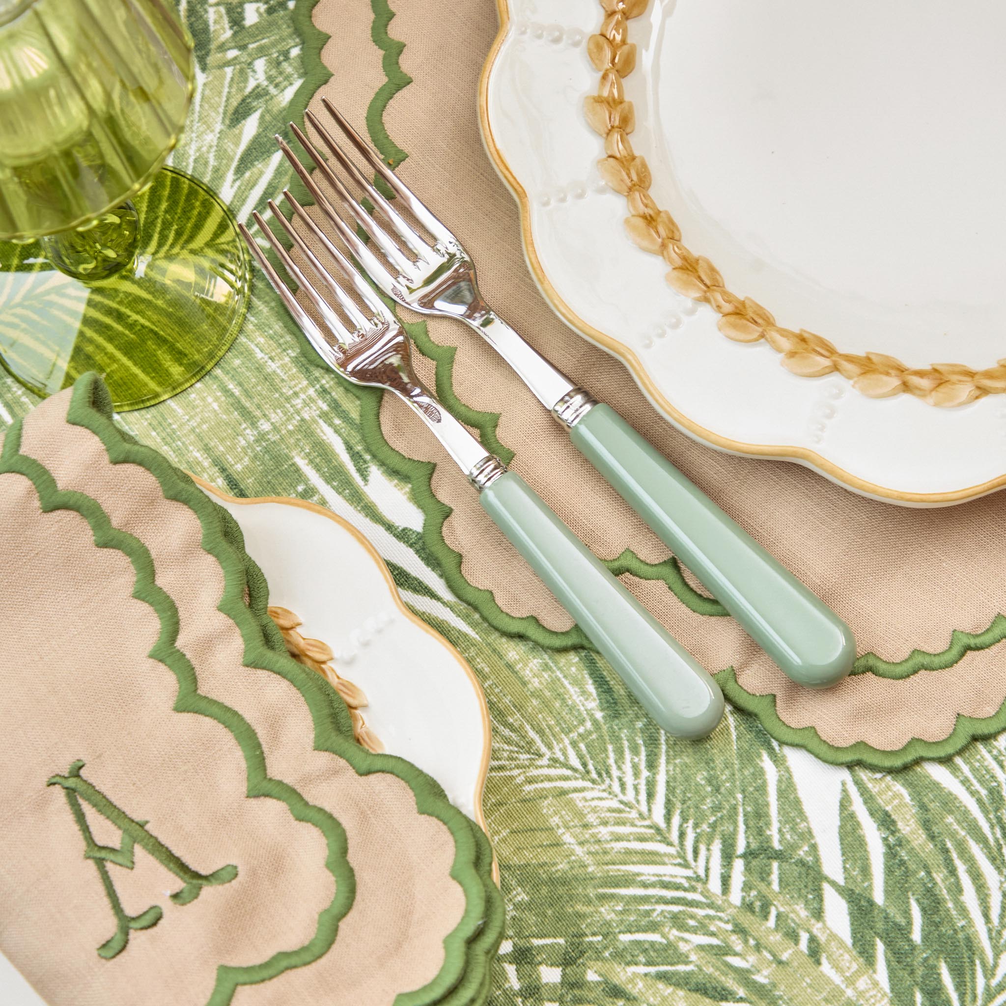 Sage Green Cutlery (5 Piece)