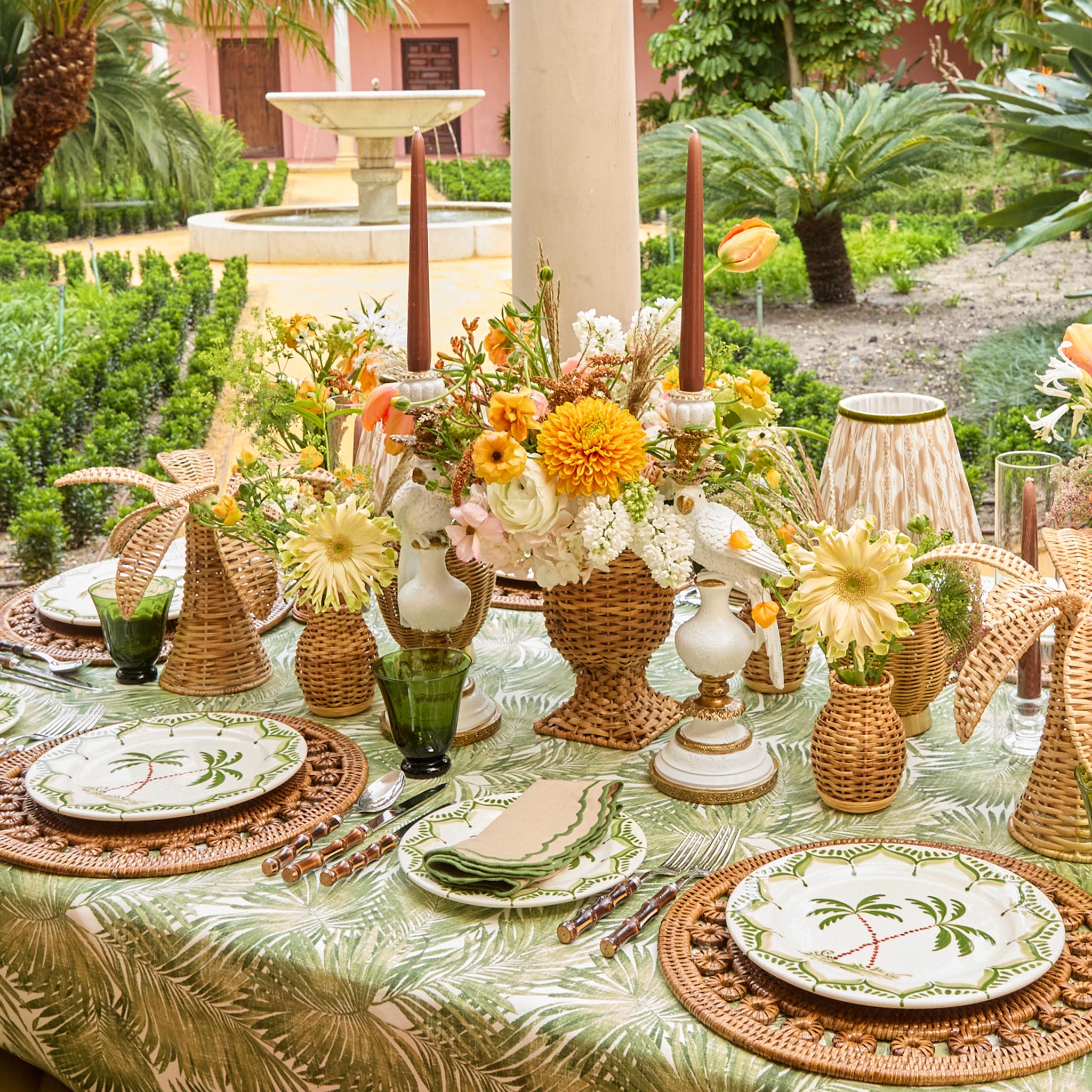 Chocolate Brown Candles (Set of 8)