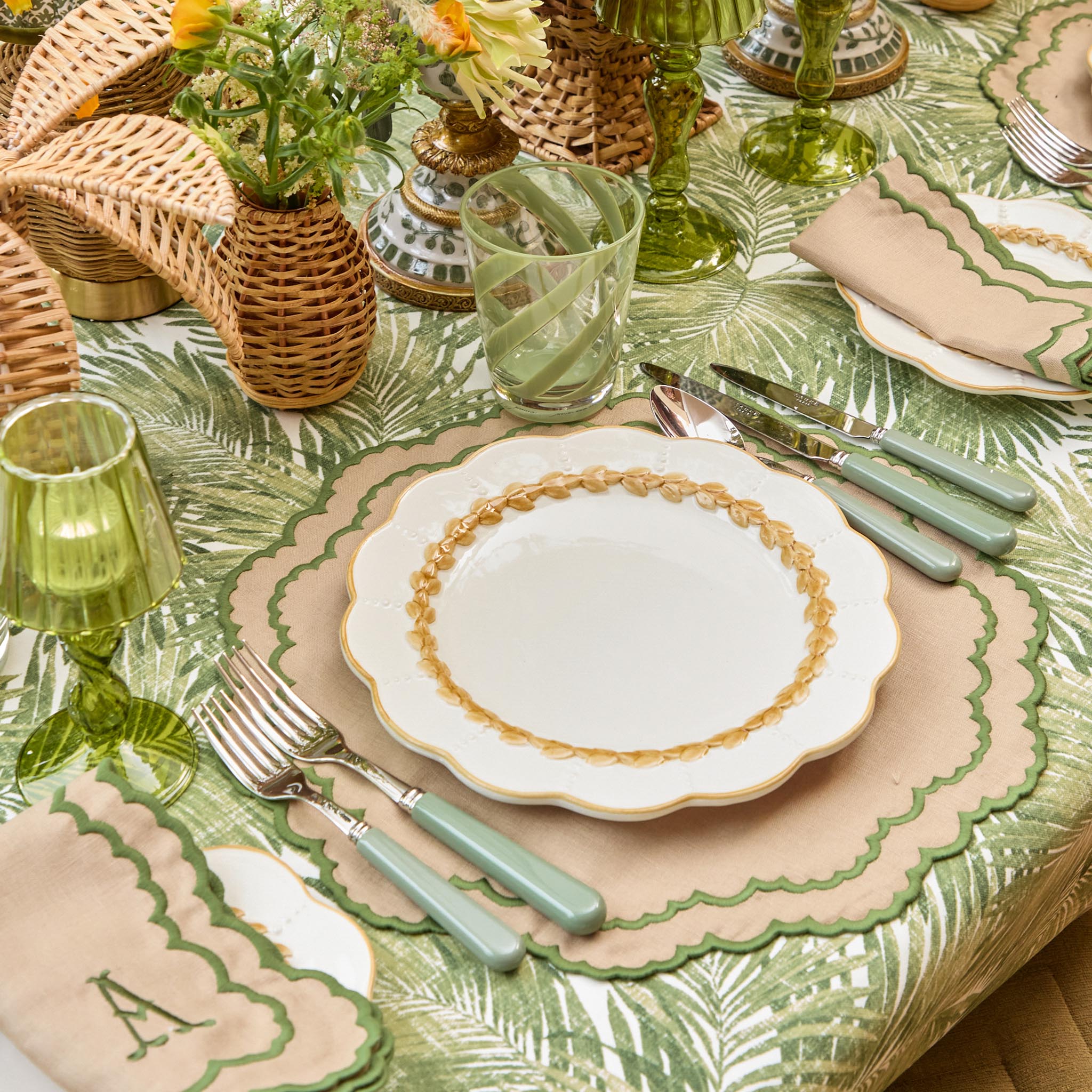 Sage Green Cutlery (5 Piece)