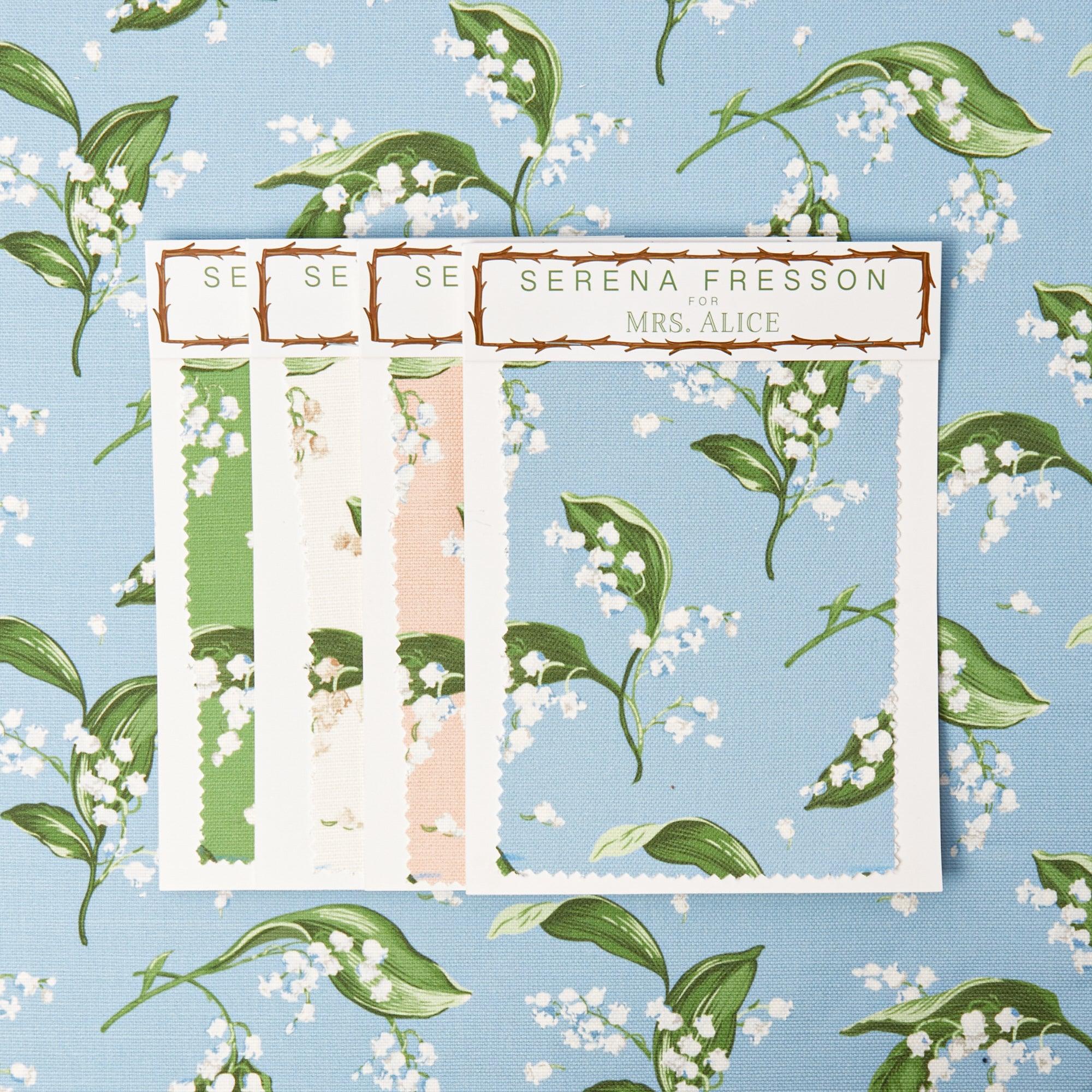 Lily of the Valley Fabric - Mrs. Alice