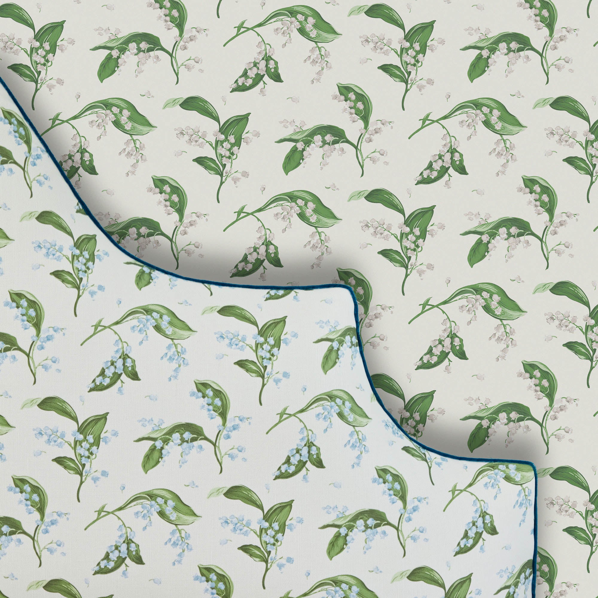 Pebble Lily of the Valley Wallpaper