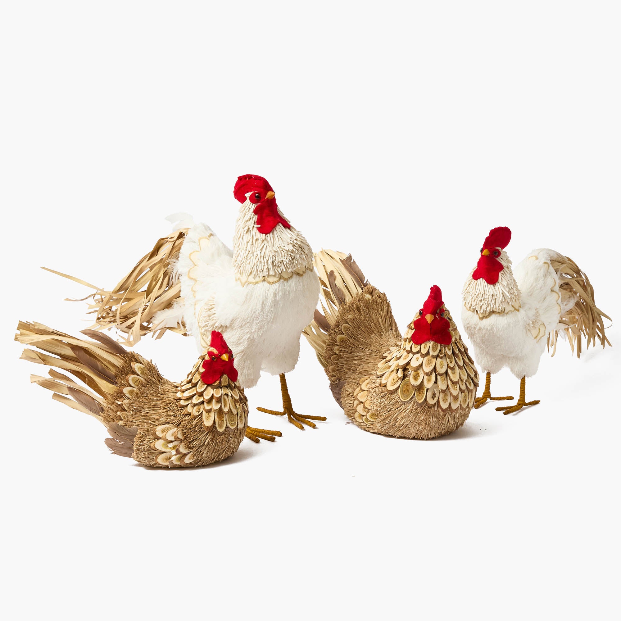Henrietta the Brown Hen (Pair) - 21cm