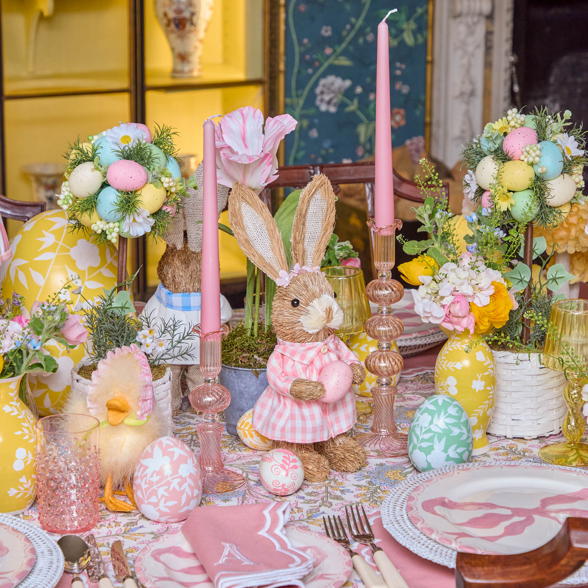 Gisele Pink Candle Set