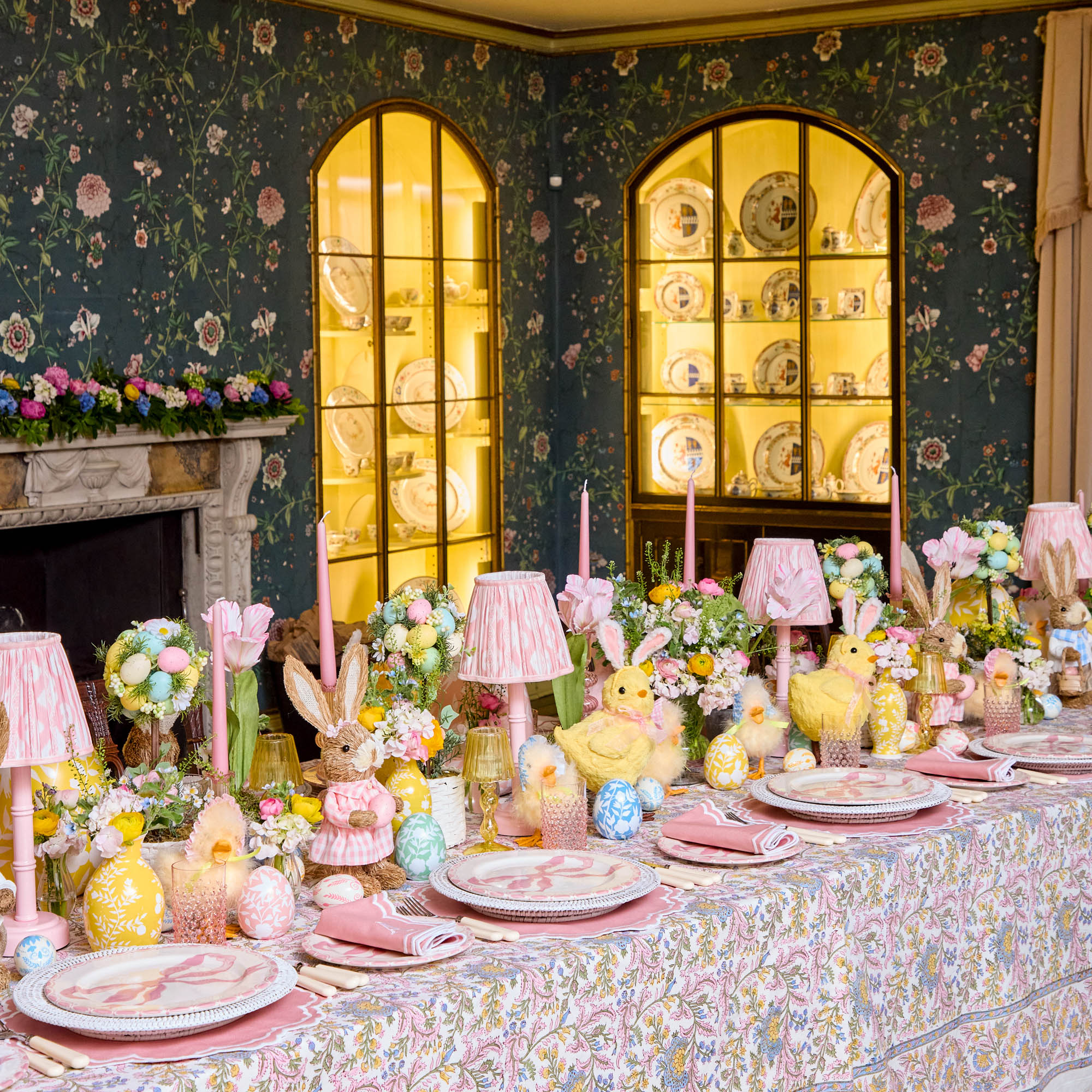 Mrs. Alice Handpainted Pink Tulip